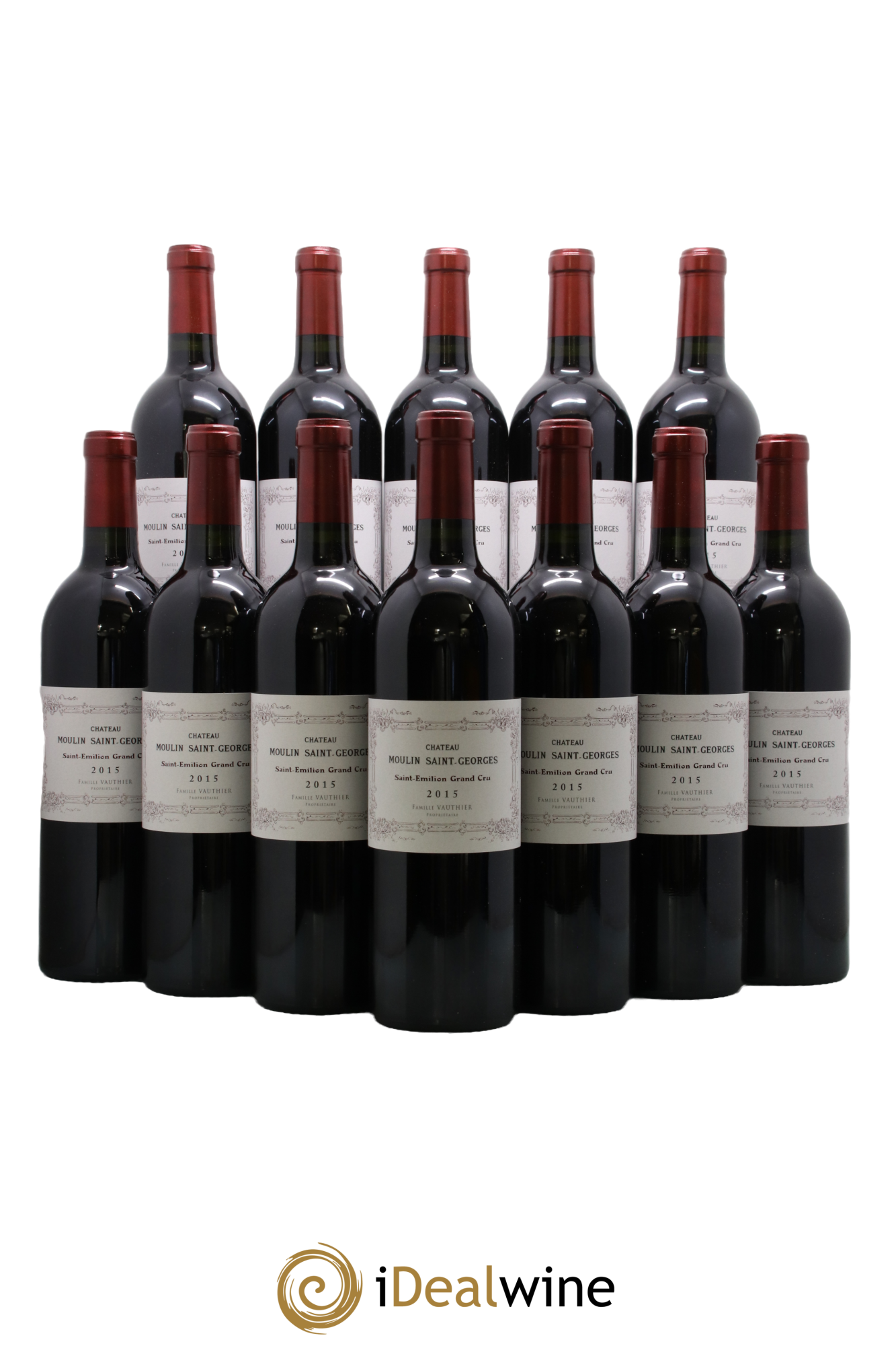 Château Moulin Saint Georges 2015 - Lot de 12 bouteilles - 0