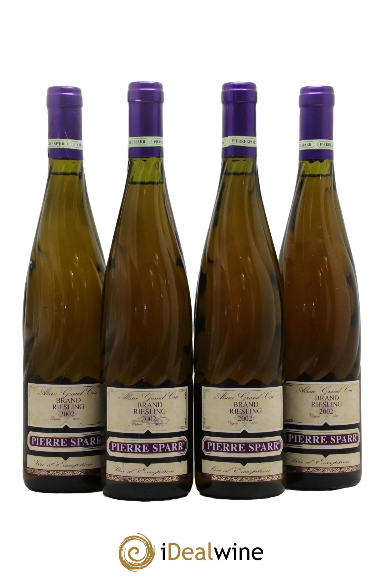 Alsace Grand Cru Brand Riesling Pierre Sparr  2002 - Posten von 4 Flaschen - 0