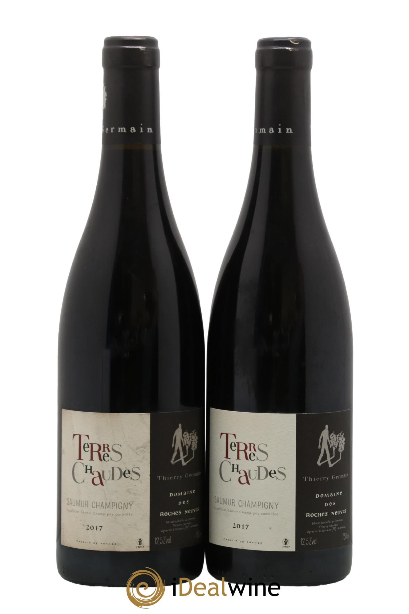 Saumur-Champigny Terres Chaudes Domaine des Roches Neuves - Thierry Germain 2017 - Lot de 2 bouteilles - 0