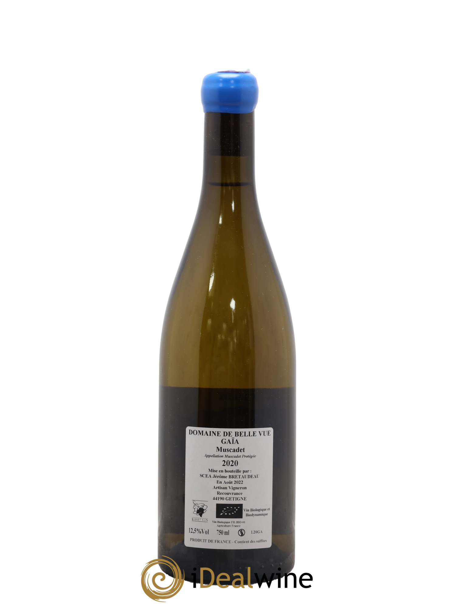 Muscadet-Sèvre-et-Maine Gaia Jérôme Bretaudeau - Domaine de Bellevue 2020 - Lot de 1 bouteille - 1