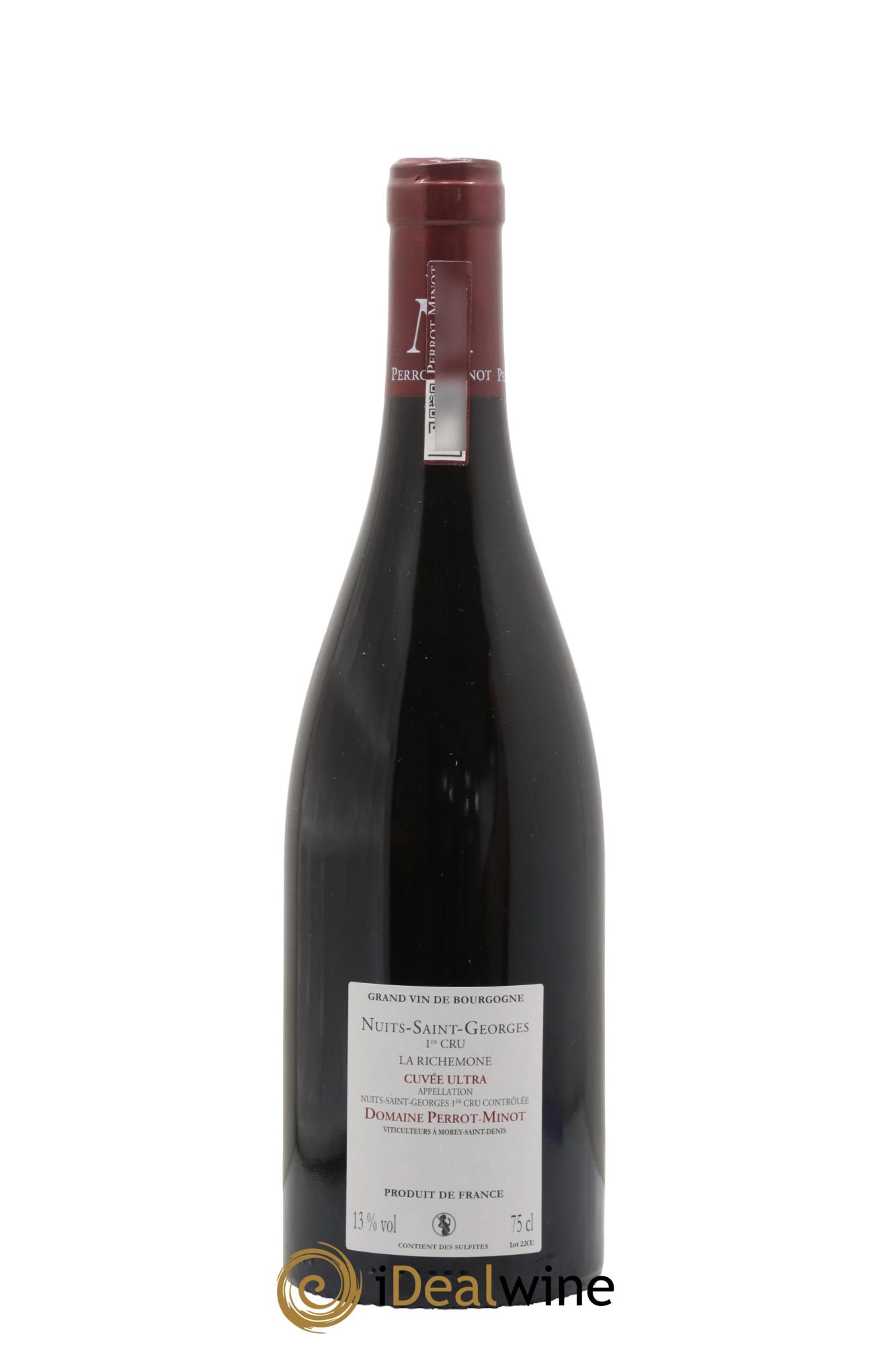 Nuits-Saint-Georges 1er Cru La Richemone Cuvée Ultra Vieilles Vignes Perrot-Minot 2015 - Lot of 1 bottle - 1