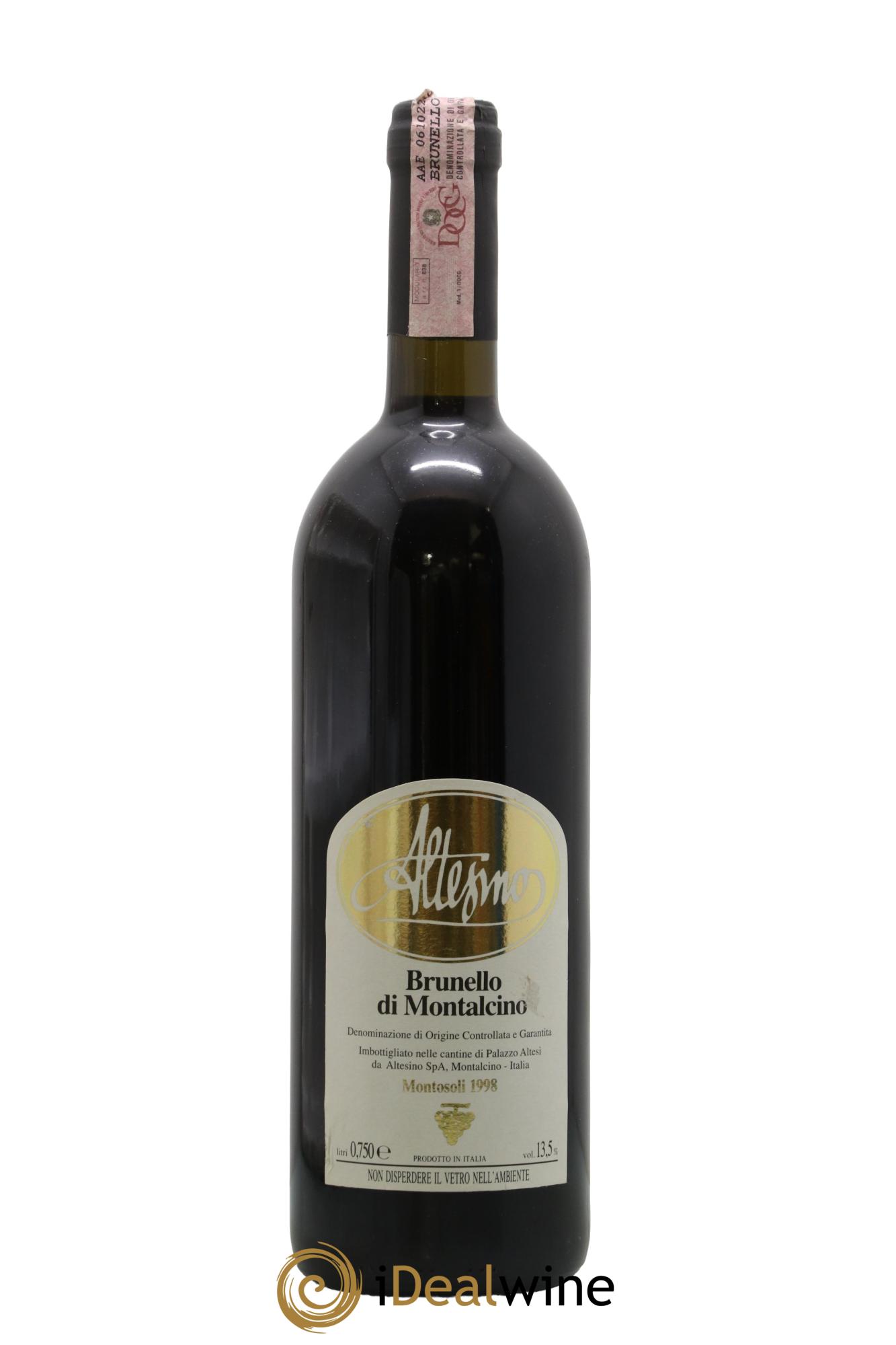 Brunello di Montalcino DOCG Montosoli Altesino 1998 - Posten von 1 Flasche - 0