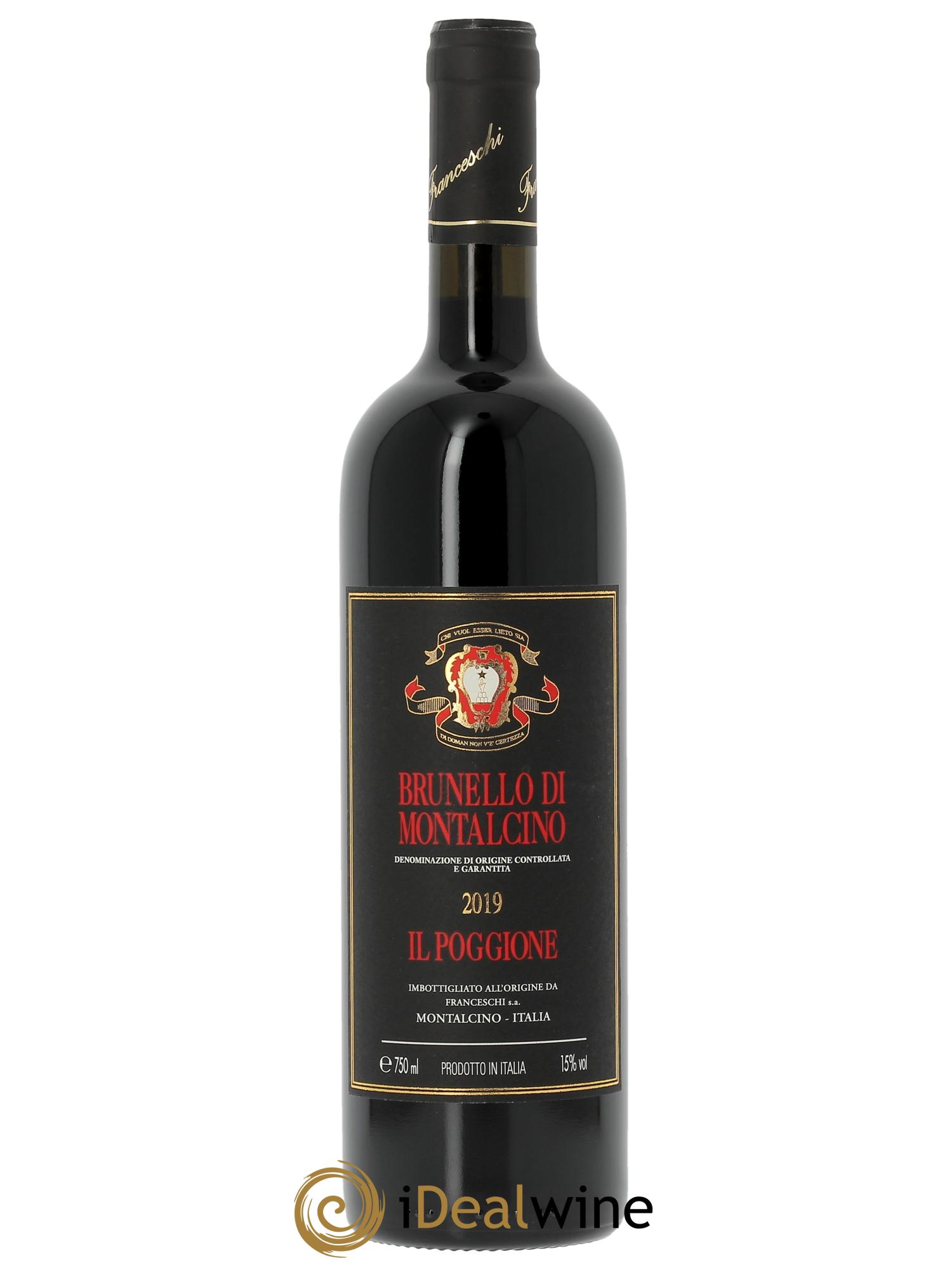 Brunello di Montalcino DOCG Il Poggione Lavinio Franceschi 2019 - Lotto di 1 bottiglia - 0
