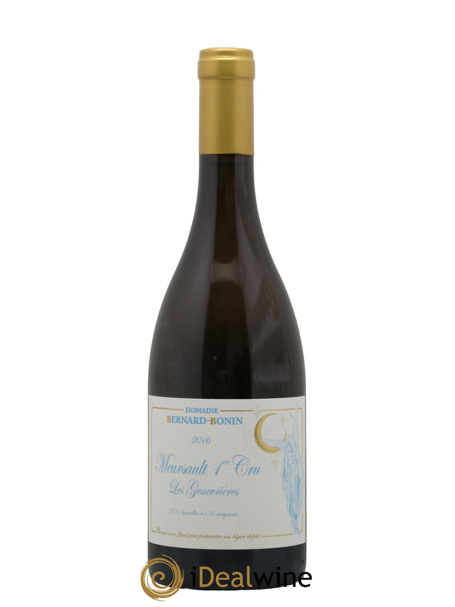 Meursault 1er Cru Les Genevrières Bernard Bonin 2016 - Lot de 1 bouteille - 0
