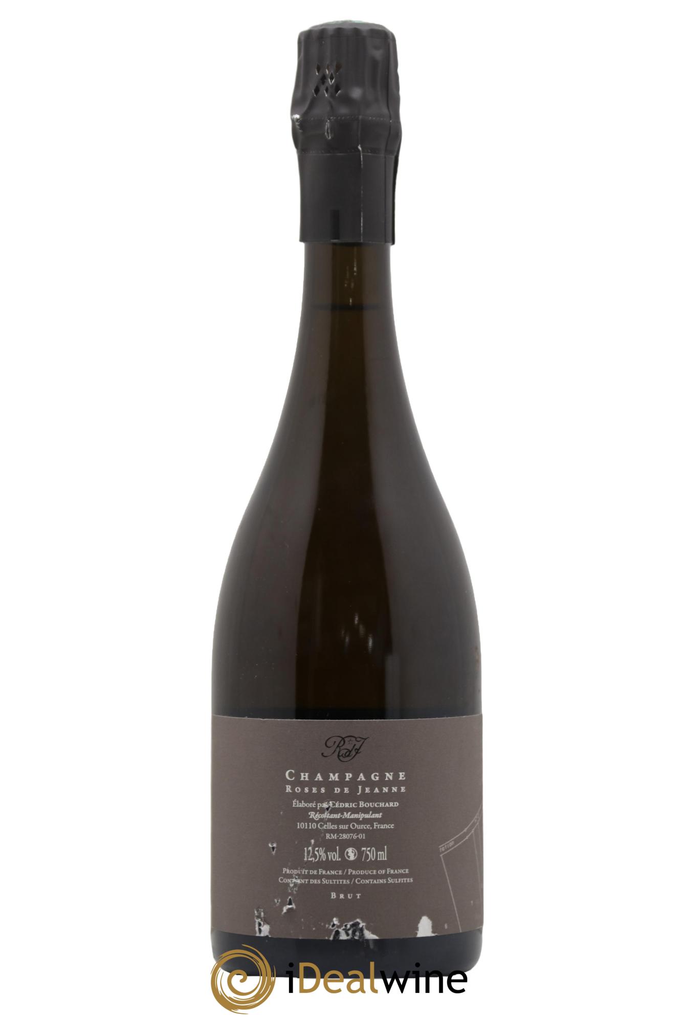 Roses de Jeanne Côte de Val Vilaine Blanc de Noirs Cédric Bouchard 2021 - Lot de 1 bouteille - 1