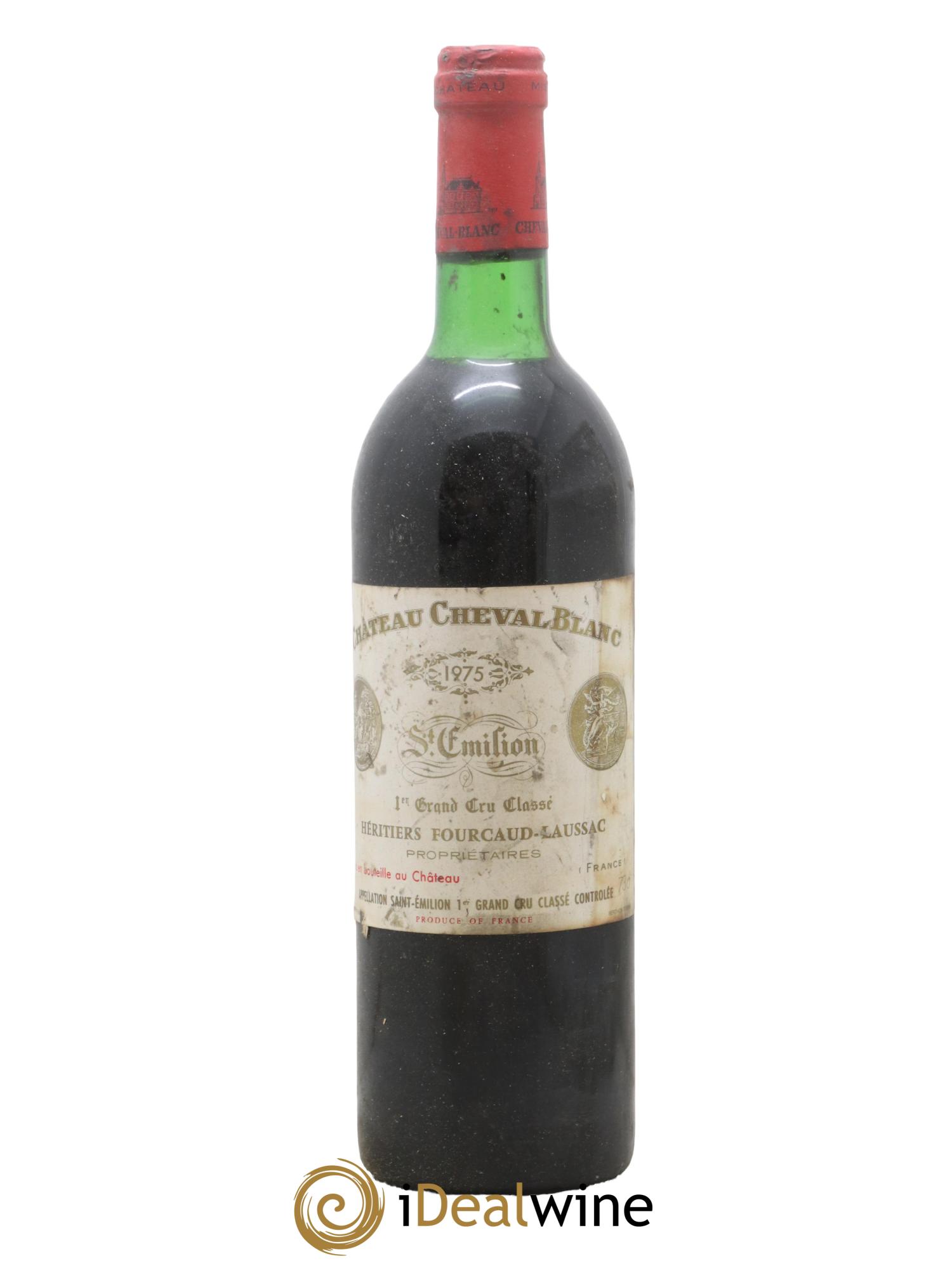 Château Cheval Blanc 1er Grand Cru Classé A 1975 - Lot de 1 bouteille - 0