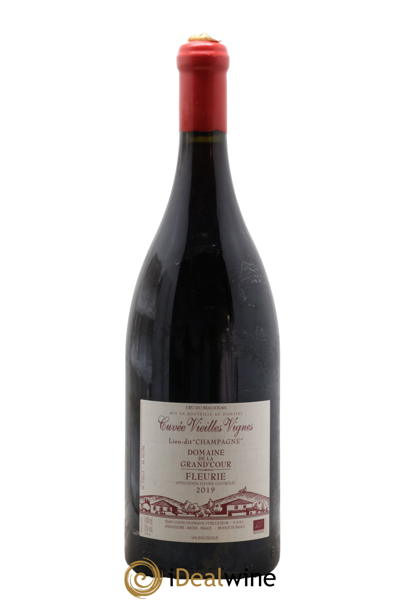 Fleurie Champagne - Cuvée Vieilles Vignes Grand'cour (Domaine de la) - Jean-Louis Dutraive 2019 - Posten von 1 Magnum - 0