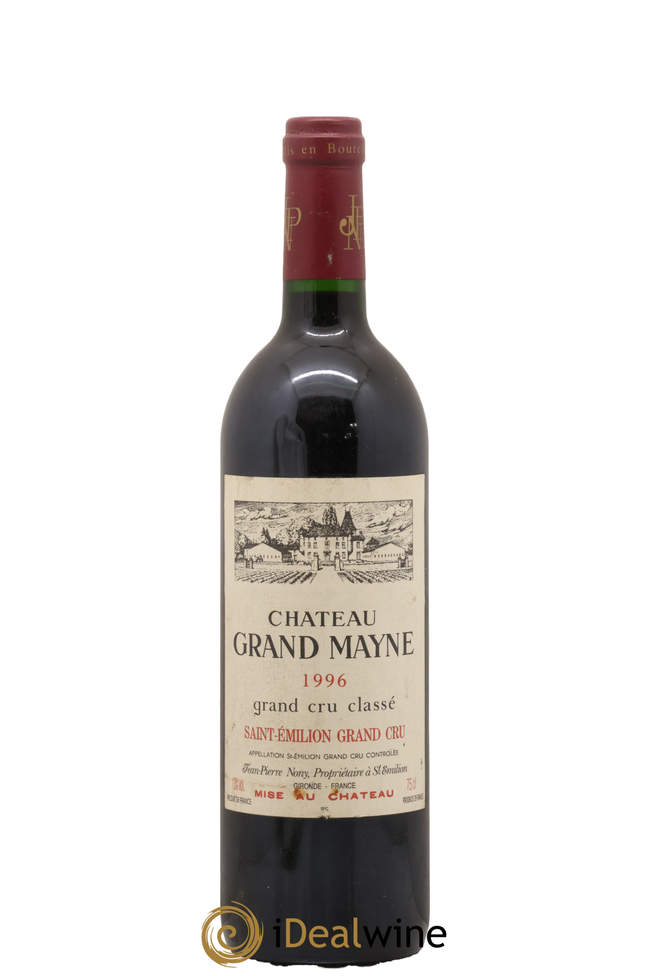 Château Grand Mayne Grand Cru Classé 1996 - Posten von 1 Flasche - 0