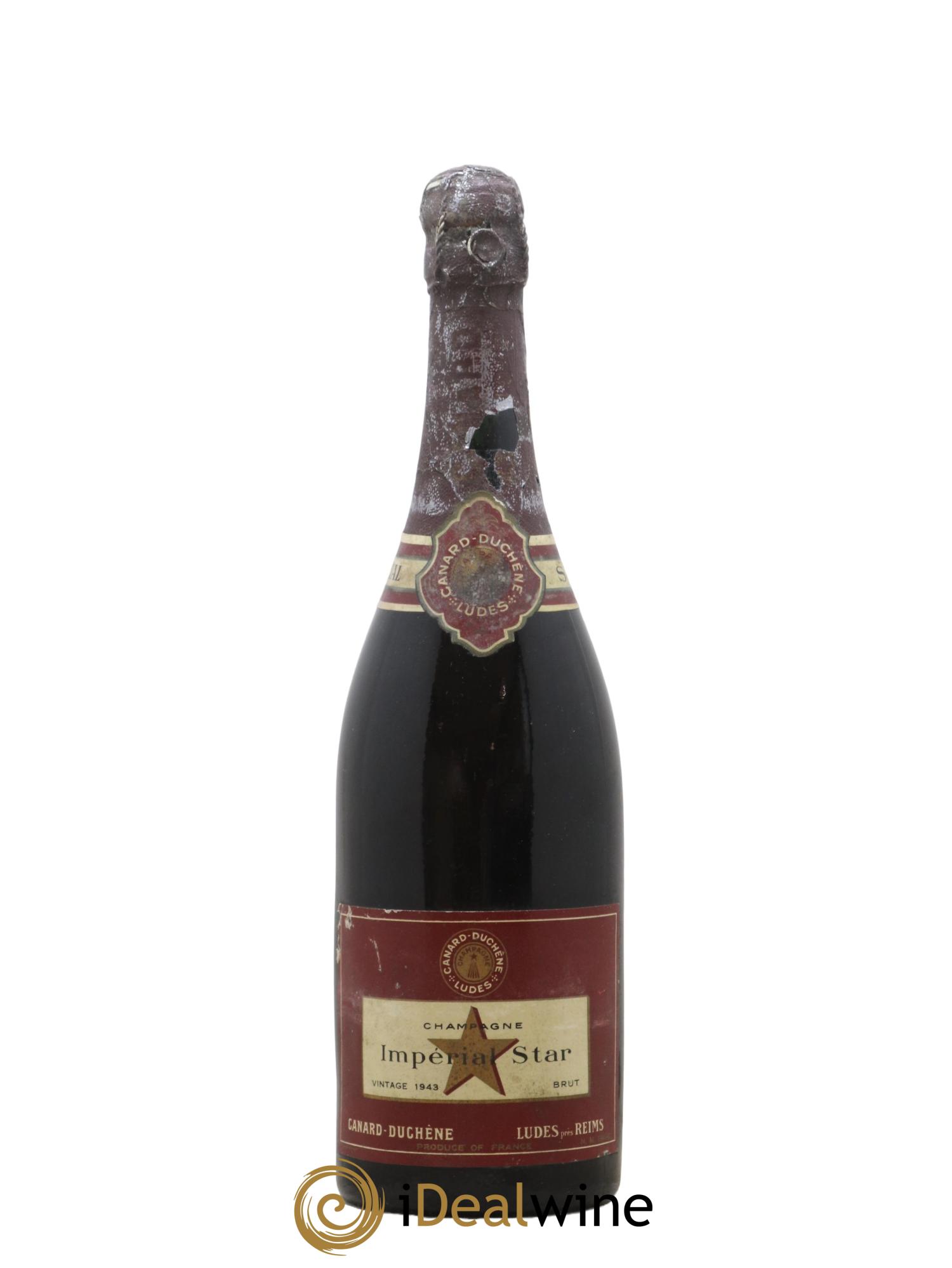 Champagne Imperial Star Canard-Dechene 1943 - Lot de 1 bouteille - 0
