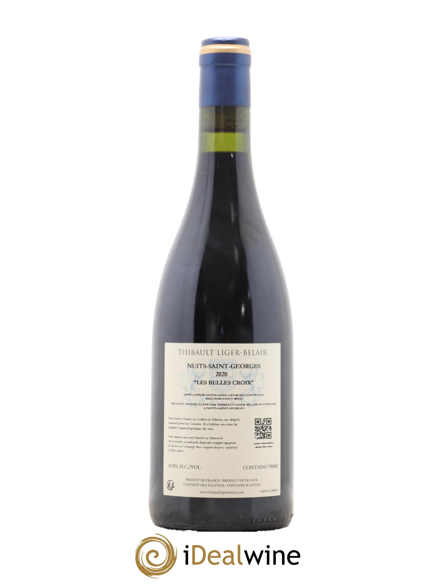 Nuits-Saint-Georges Les Belles Croix Domaine Thibault Liger-Belair 2020 - Lot of 1 bottle - 1