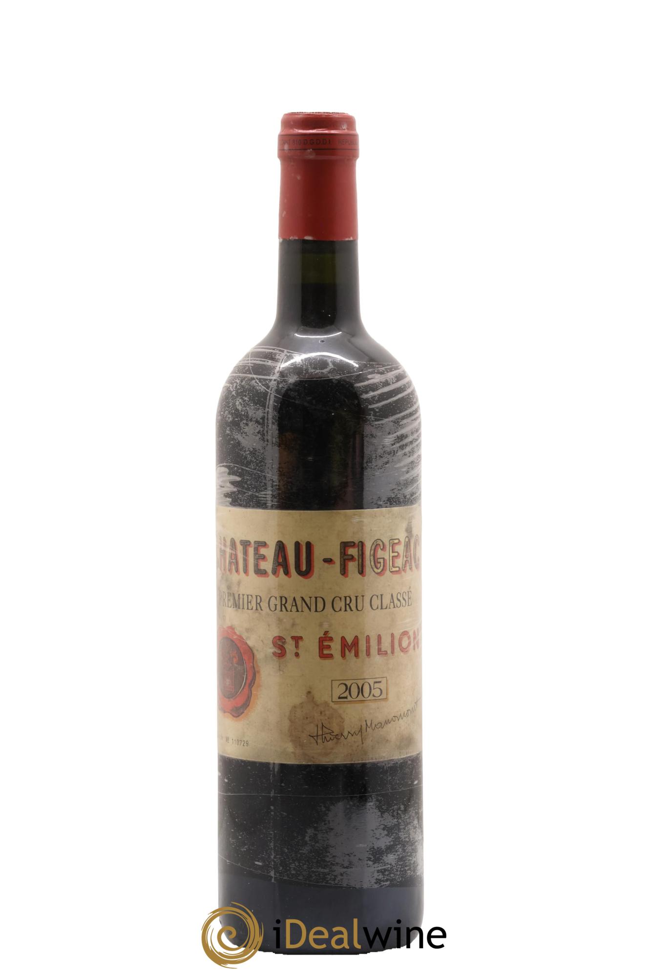 Château Figeac 1er Grand Cru Classé A 2005 - Lote de 1 botella - 0