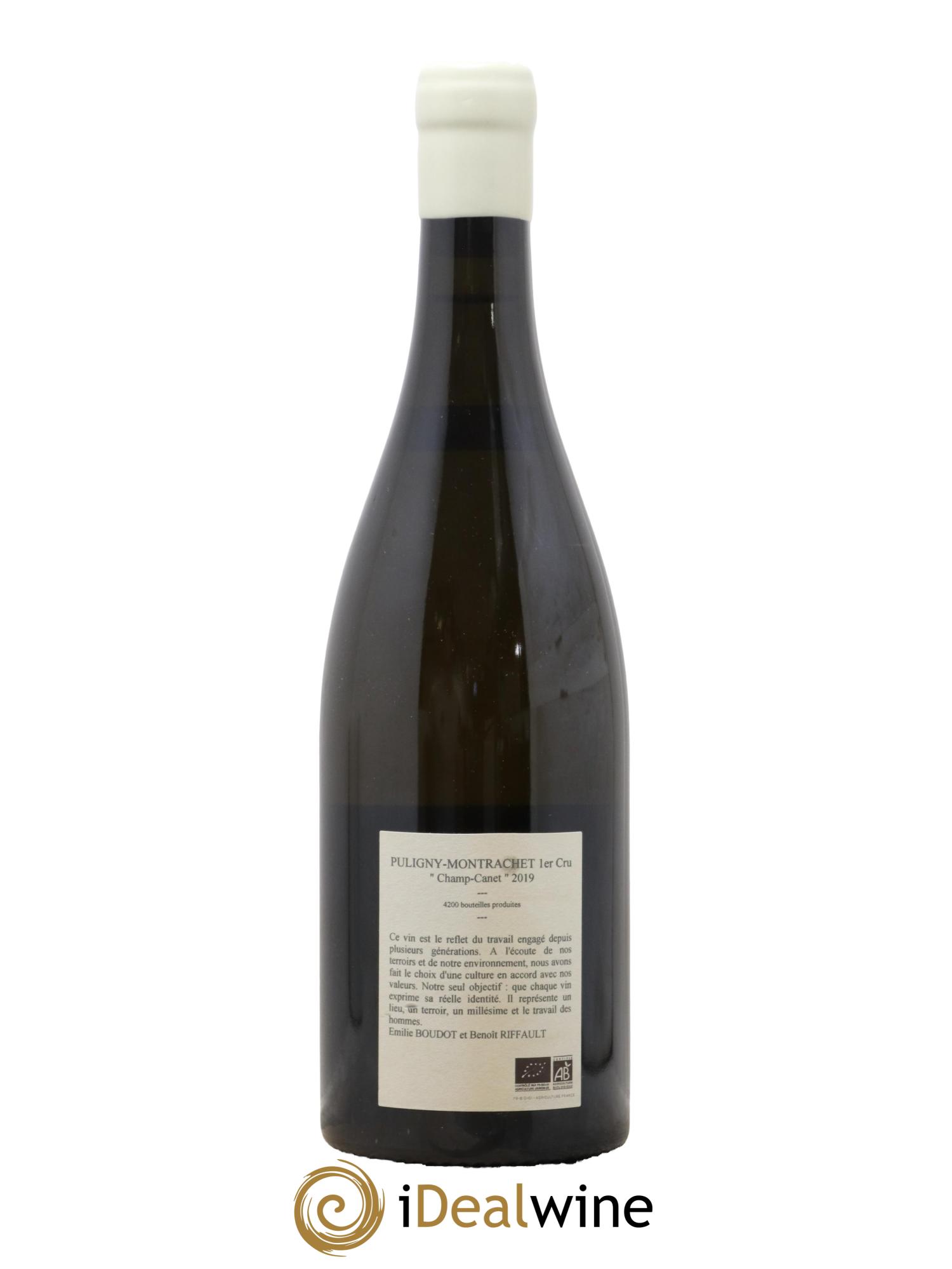Puligny-Montrachet 1er Cru Champ Canet Etienne Sauzet  2019 - Posten von 1 Flasche - 1