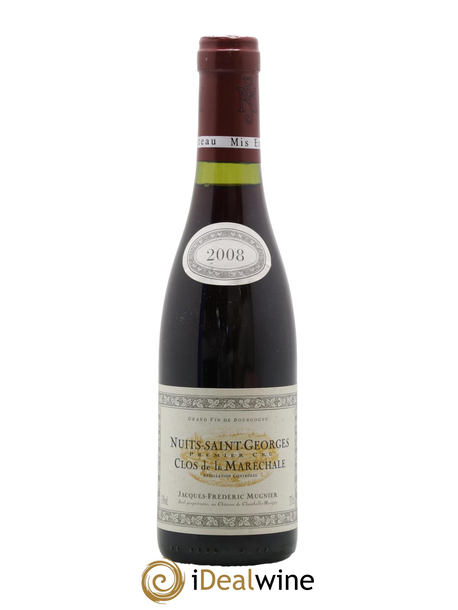 Nuits-Saint-Georges 1er Cru Clos de La Maréchale Jacques-Frédéric Mugnier 2008 - Lot de 1 demi bouteille - 0