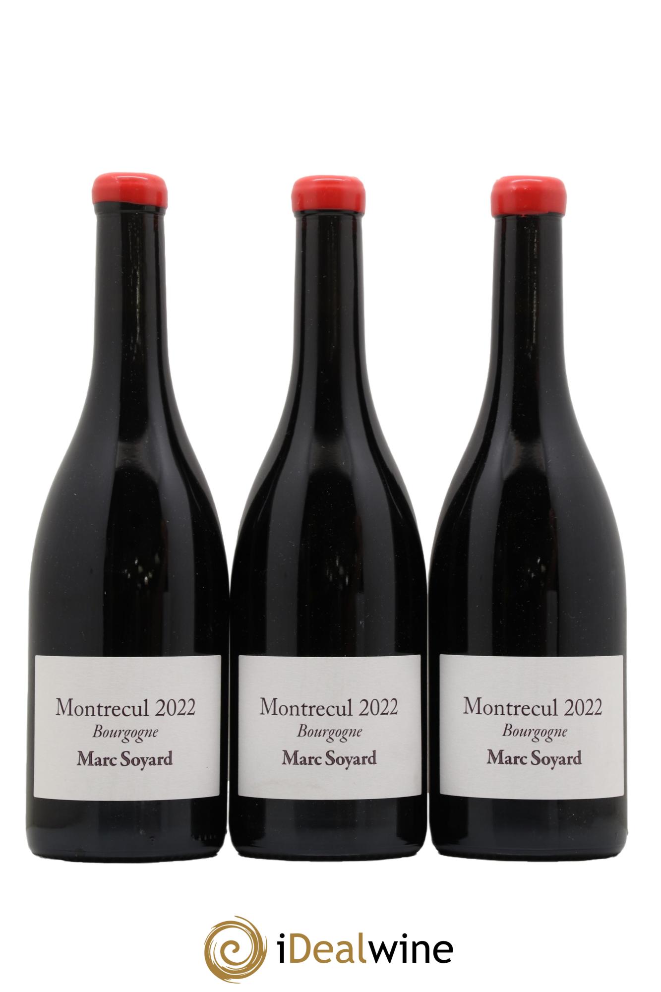 Bourgogne Montrecul Domaine de la Cras - Marc Soyard 2022 - Lot de 3 bouteilles - 0