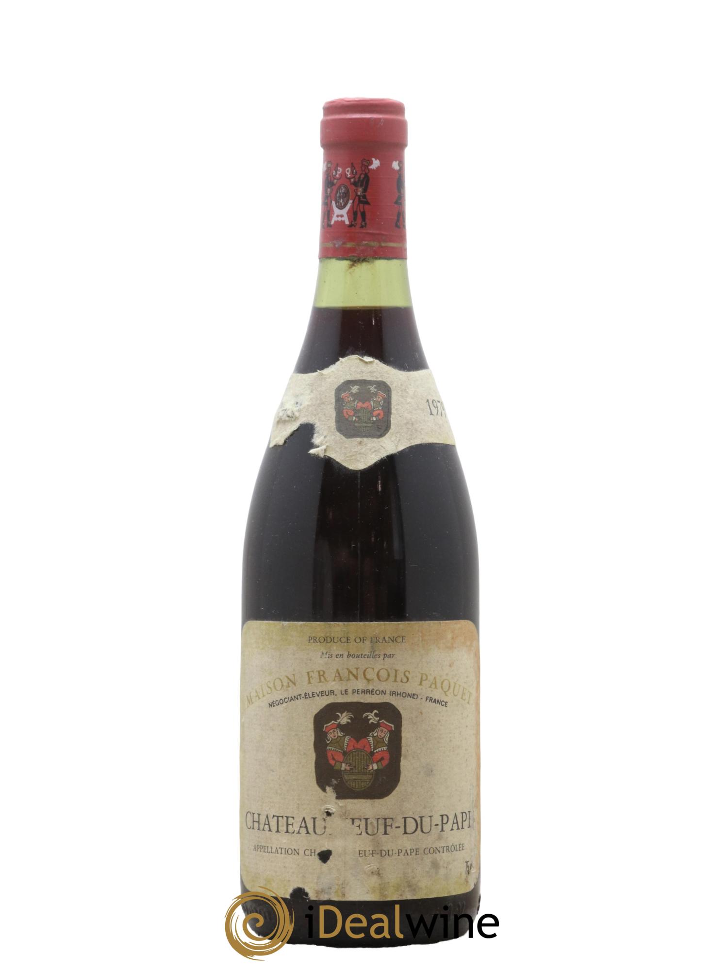 Châteauneuf-du-Pape Domaine Francois Paquet 1979 - Lot de 1 bouteille - 0