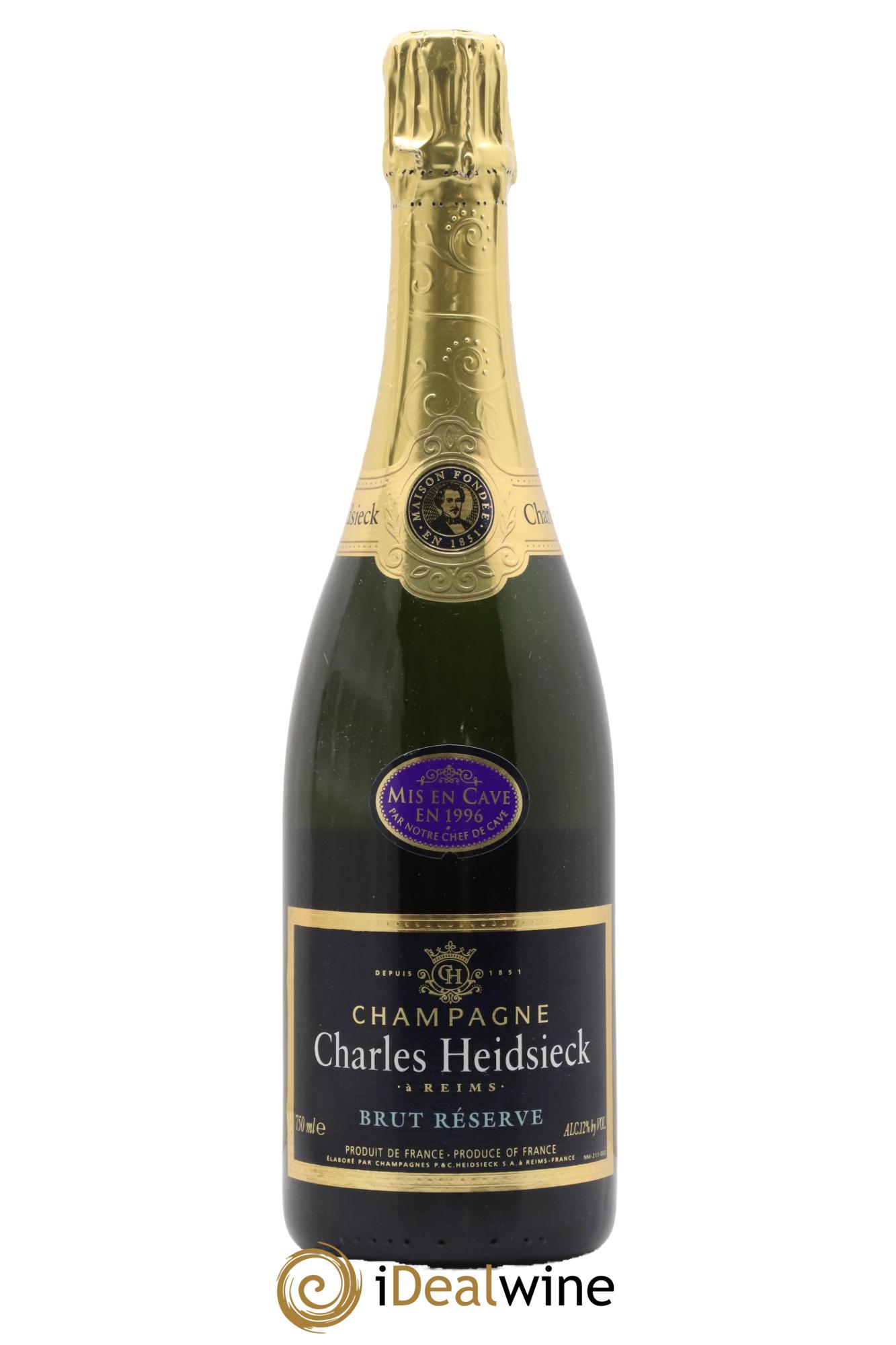 Champagne Brut Réserve Maison Heidsieck - Lot de 1 bouteille - 0