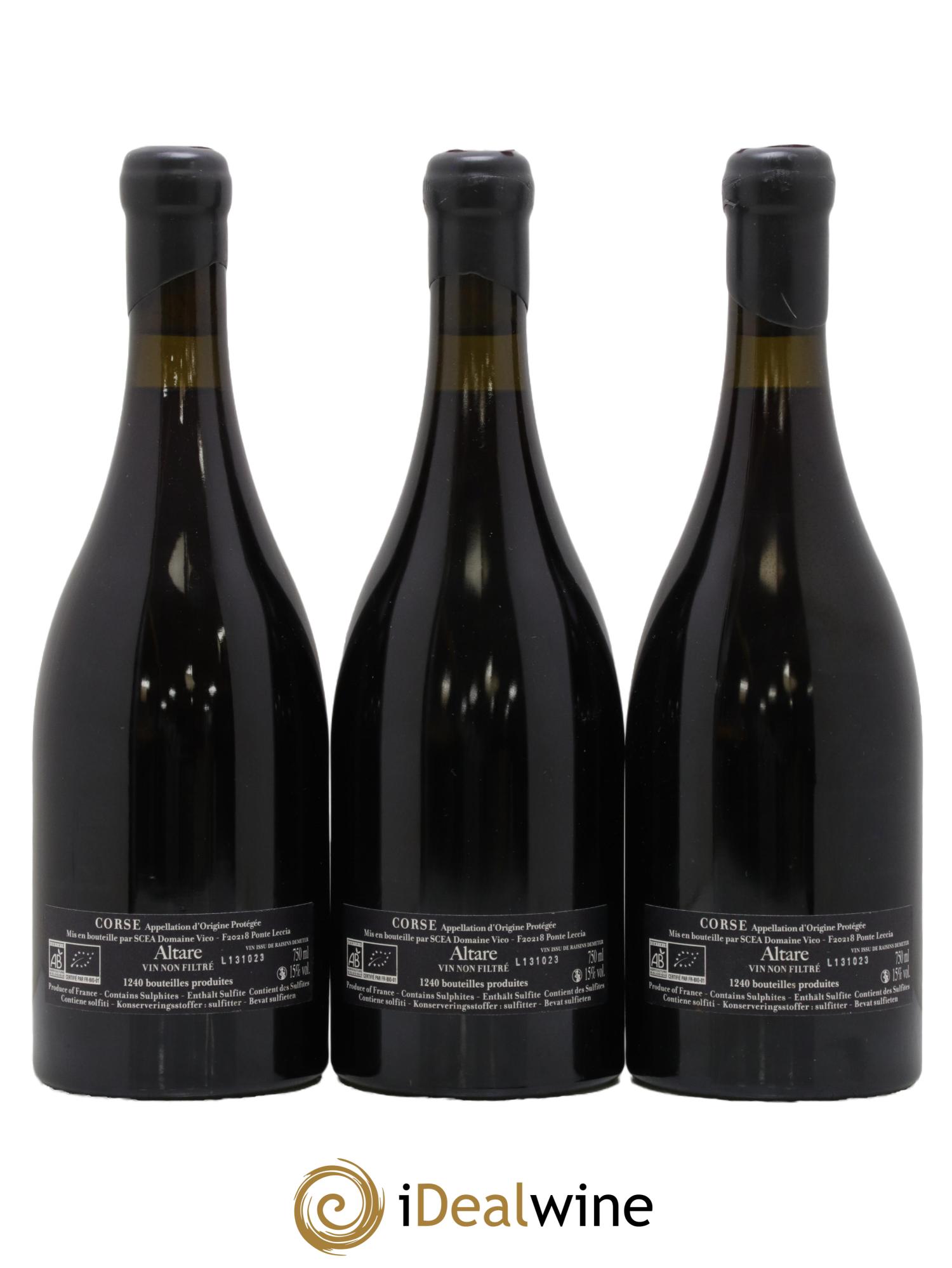 Vin de Corse Altare Clos Venturi 2022 - Lot de 3 bouteilles - 1