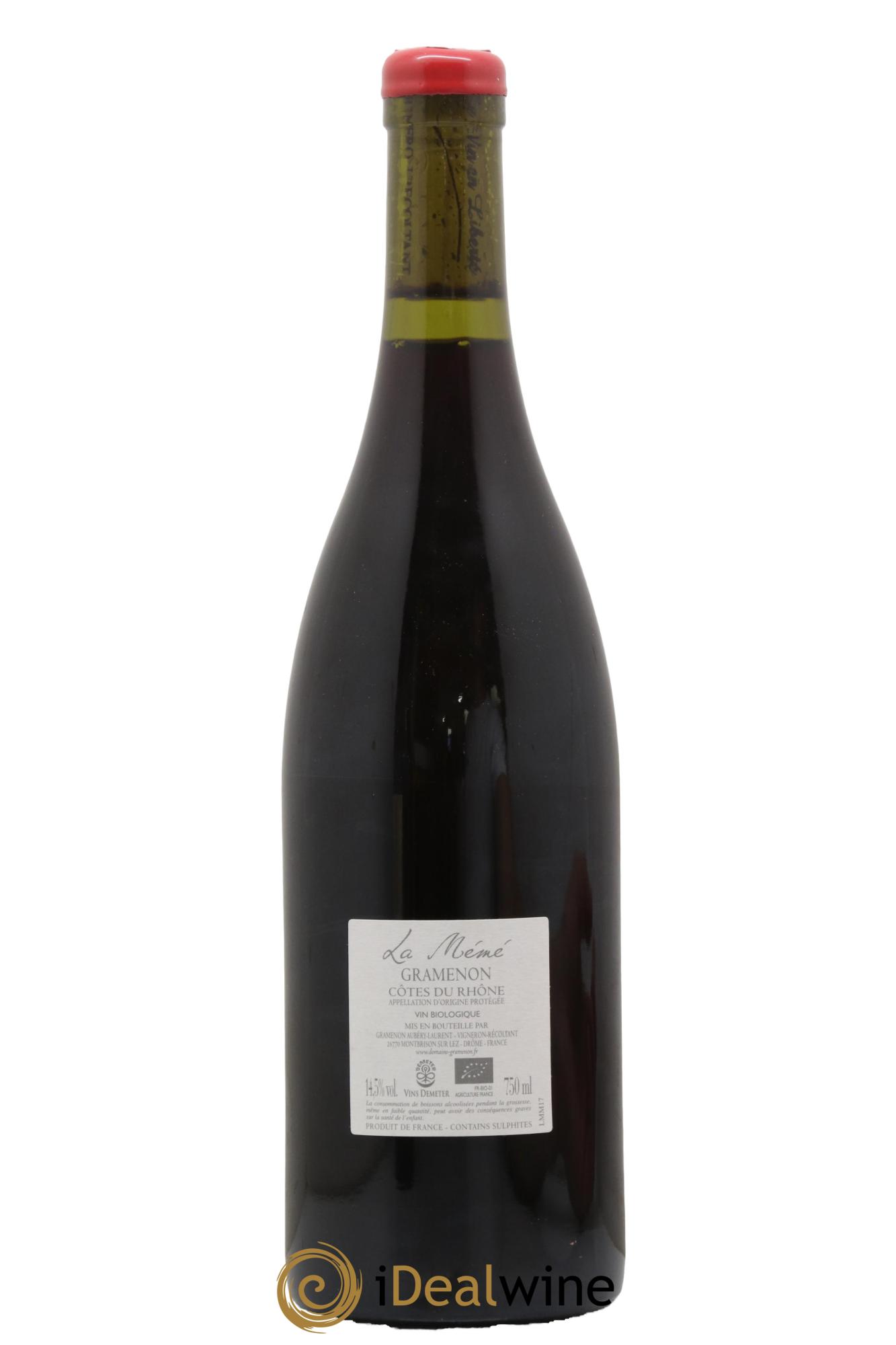 Côtes-du-Rhône La Mémé Ceps Centenaires Gramenon (Domaine) 2017 - Lotto di 1 bottiglia - 1
