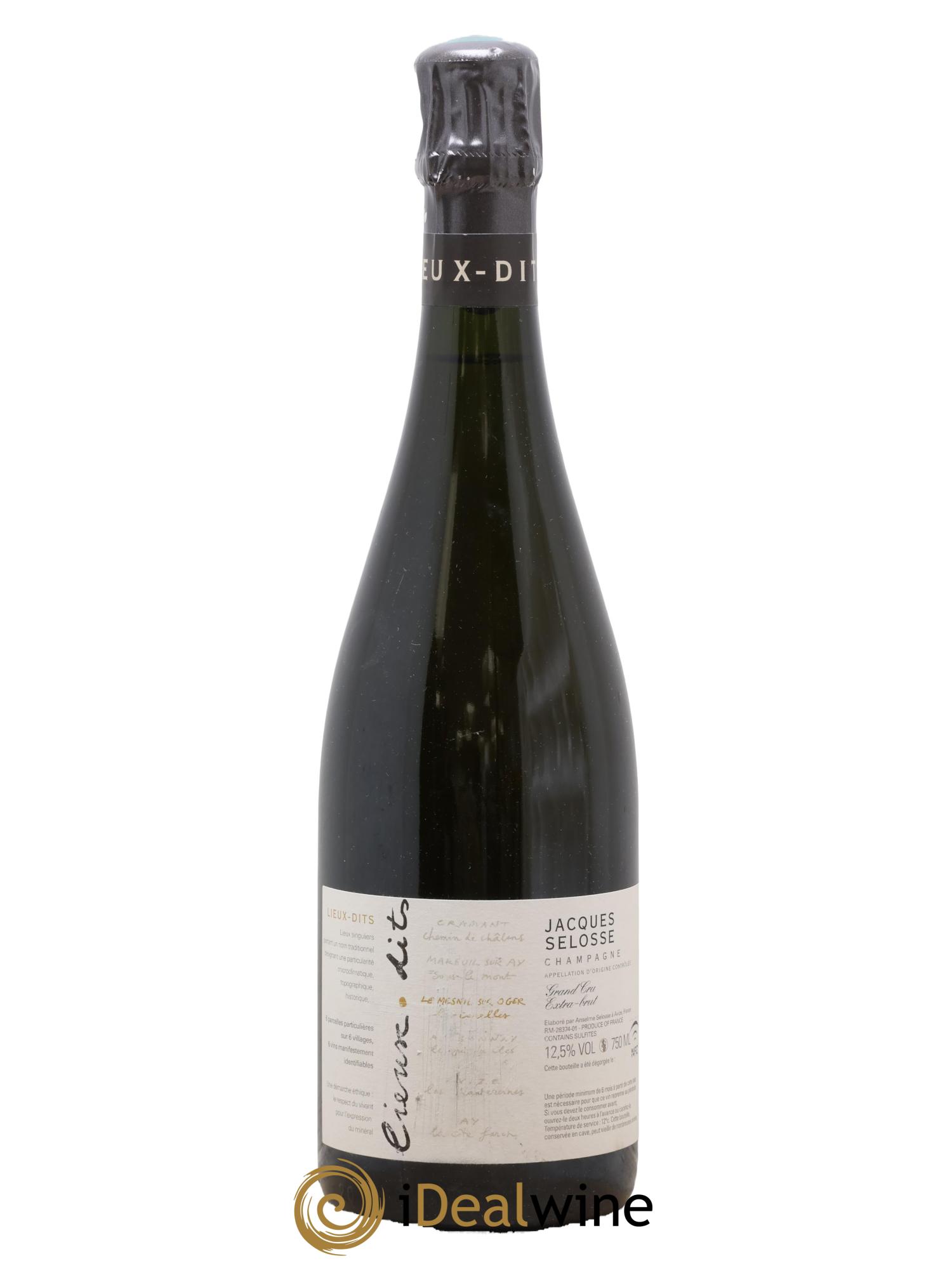 Les Carelles Blanc de Blancs Jacques Selosse - Lot de 1 bouteille - 0