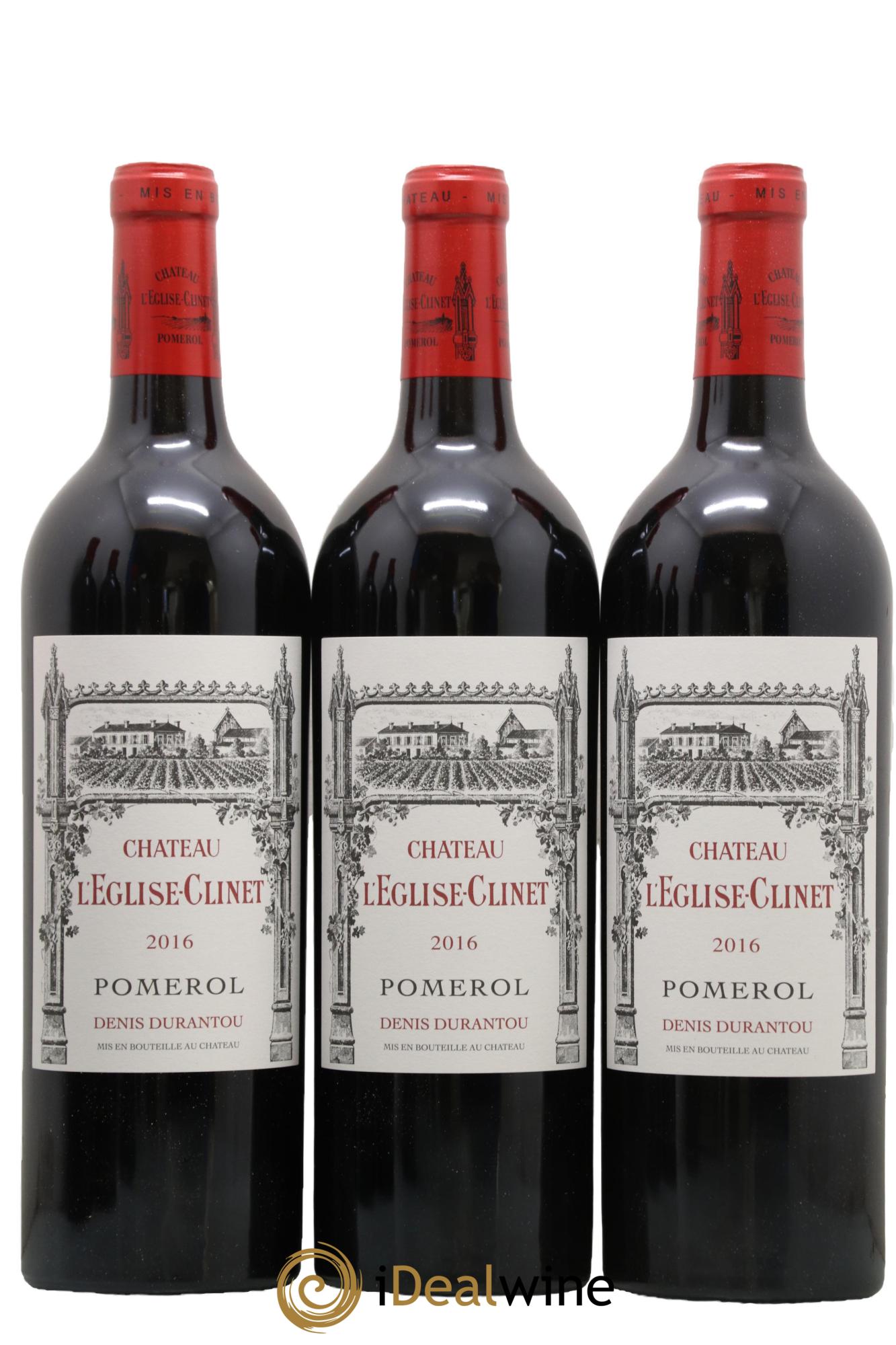 Château l' Église Clinet 2016 - Lot de 6 bouteilles - 1