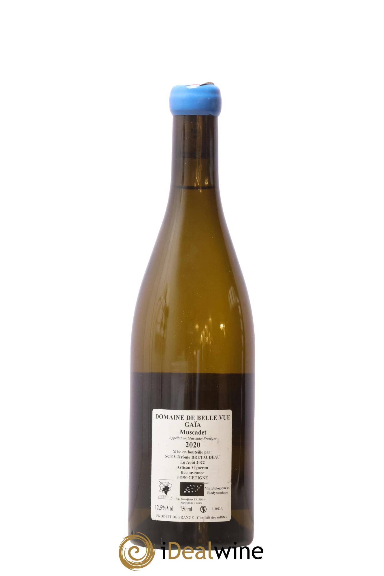 Muscadet-Sèvre-et-Maine Gaia Jérôme Bretaudeau - Domaine de Bellevue 2020 - Lote de 1 botella - 1