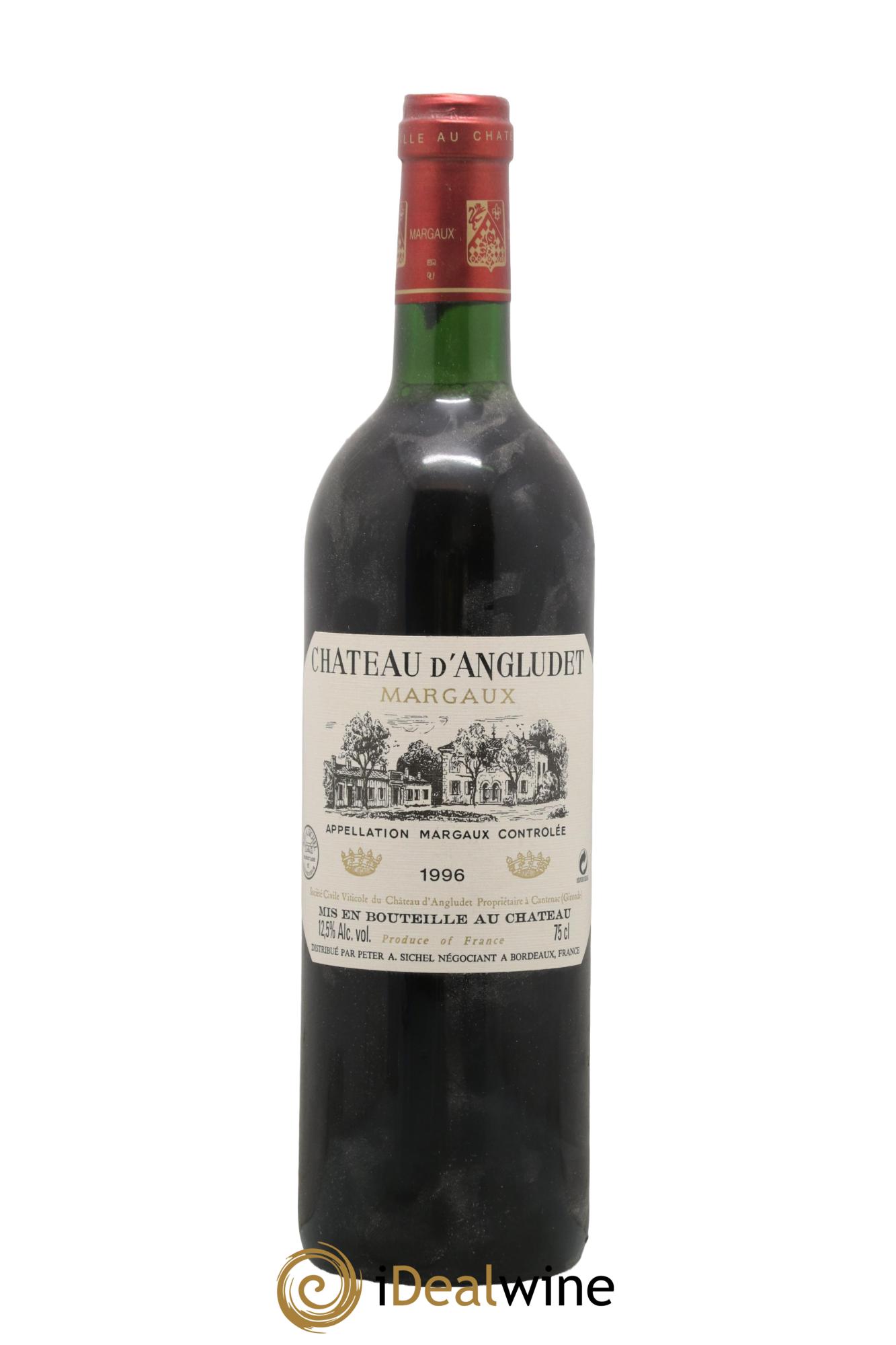 Château d' Angludet Cru Bourgeois 1996 - Lot de 1 bouteille - 0
