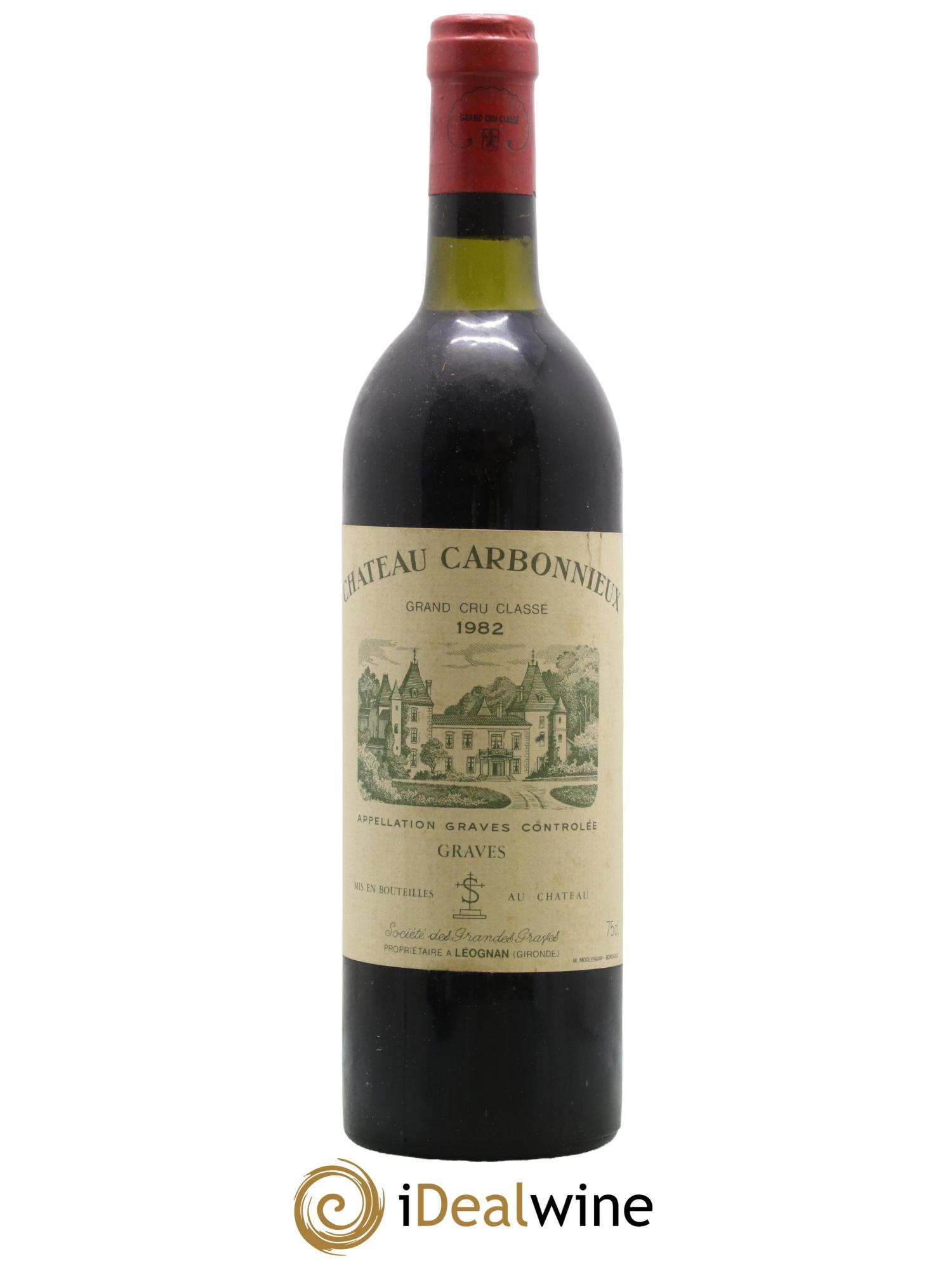 Château Carbonnieux Cru Classé de Graves 1982 - Lot de 1 bouteille - 0