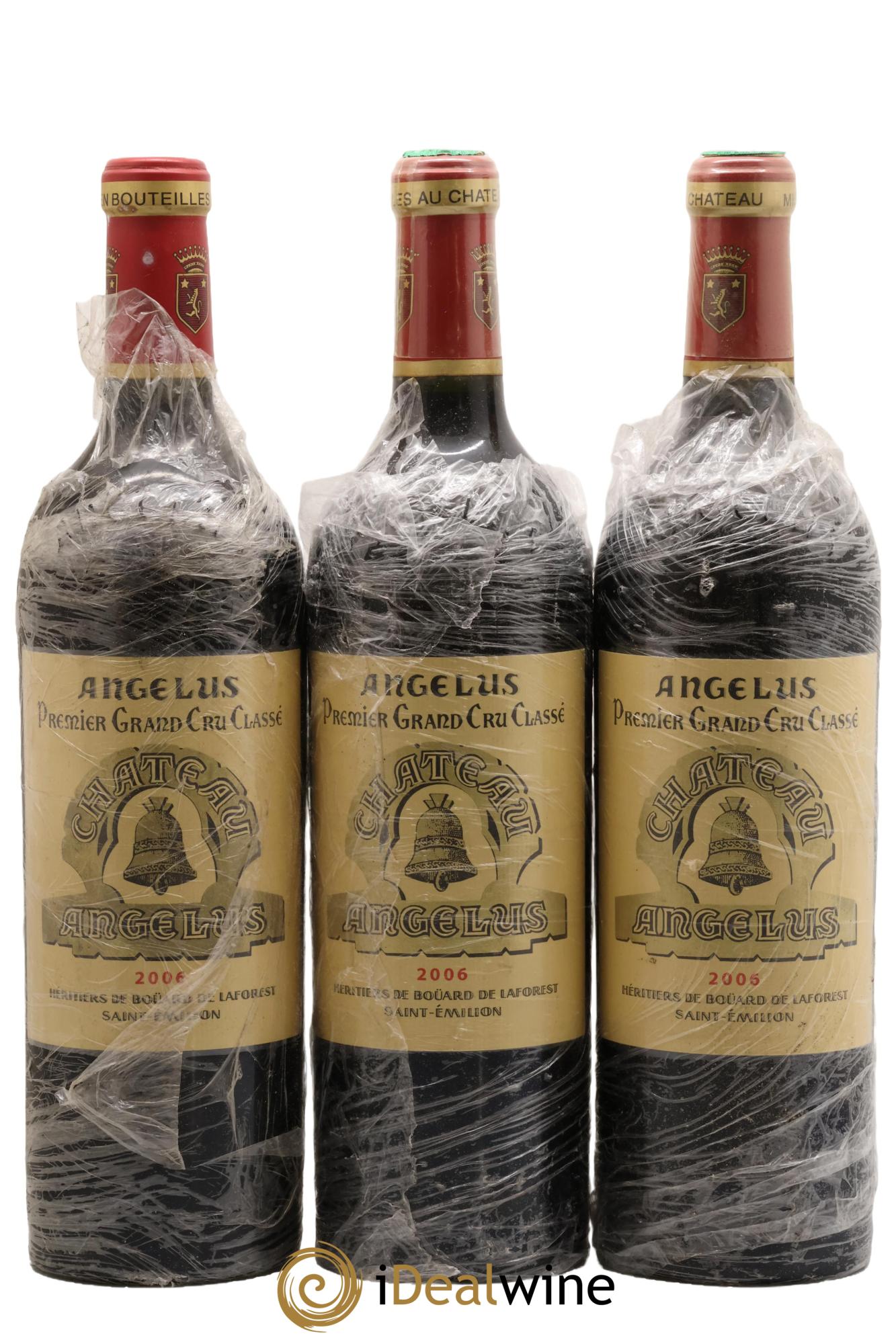 Château Angélus 1er Grand Cru Classé A 2006 - Lot de 3 bouteilles - 0