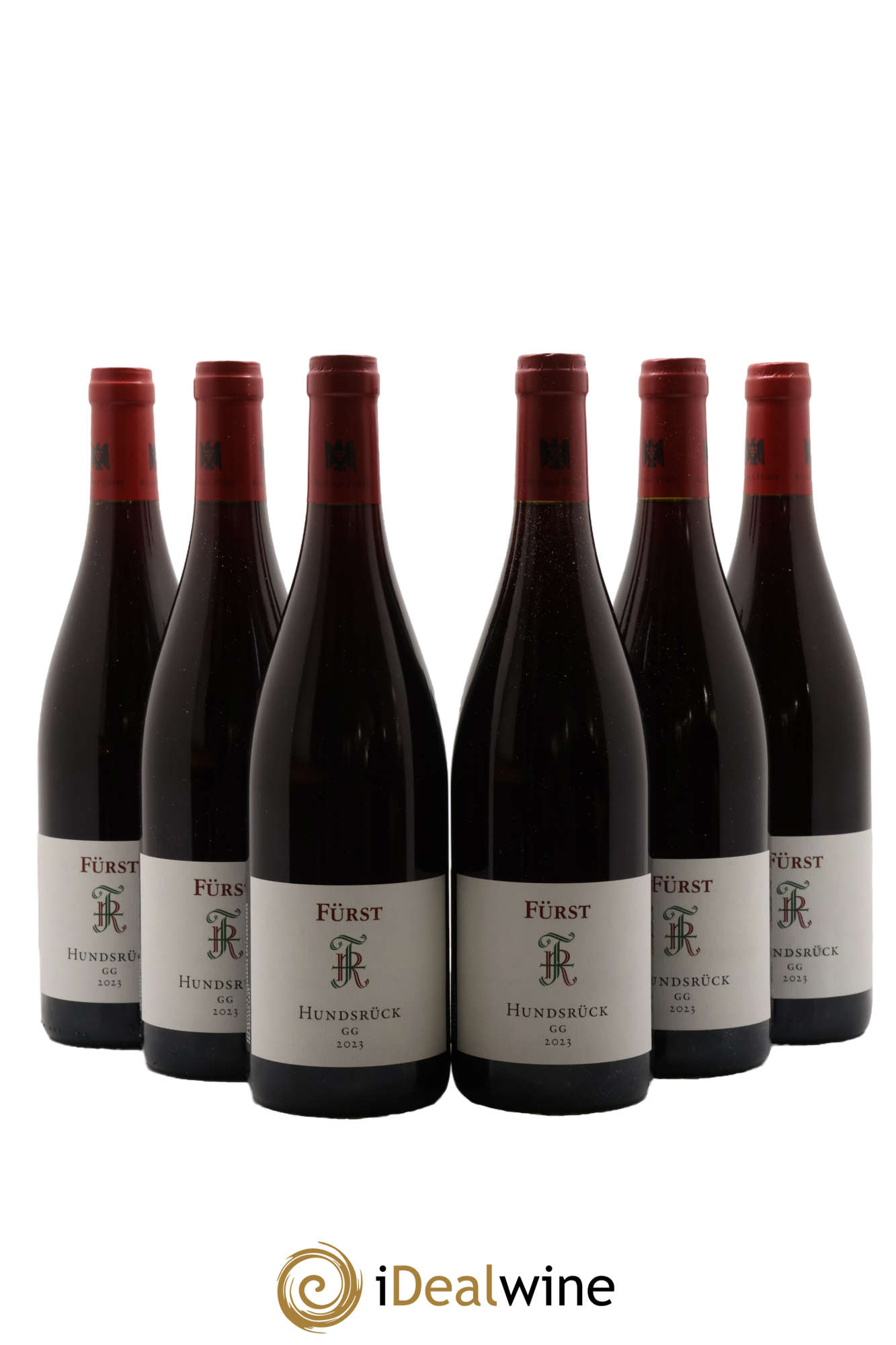 Allemagne Hundsruck GG Spätburgunder Furst 2023 - Lot de 6 bouteilles - 0