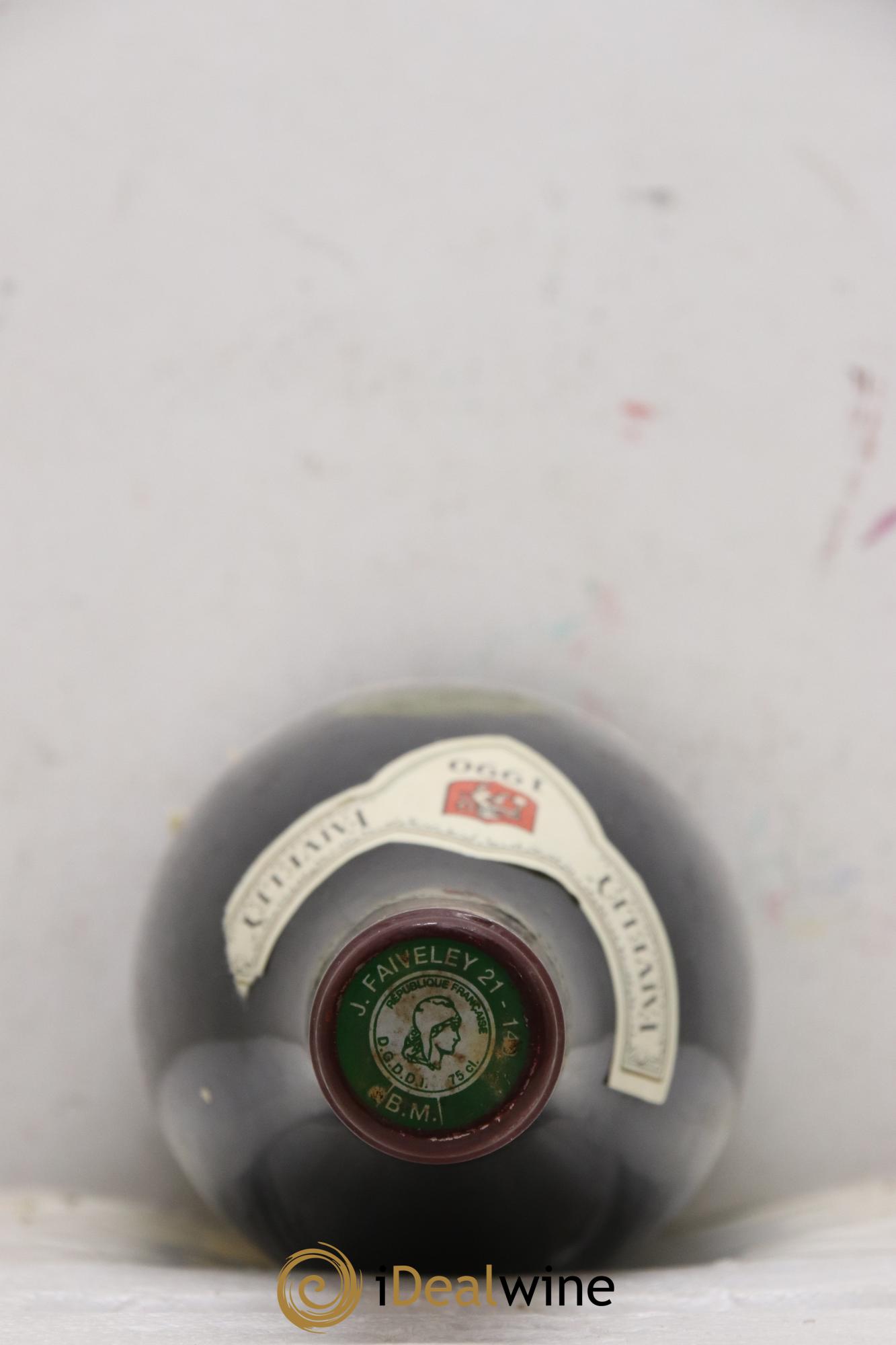 Clos de Vougeot Grand Cru Faiveley 1990 - Lot de 1 bouteille - 1