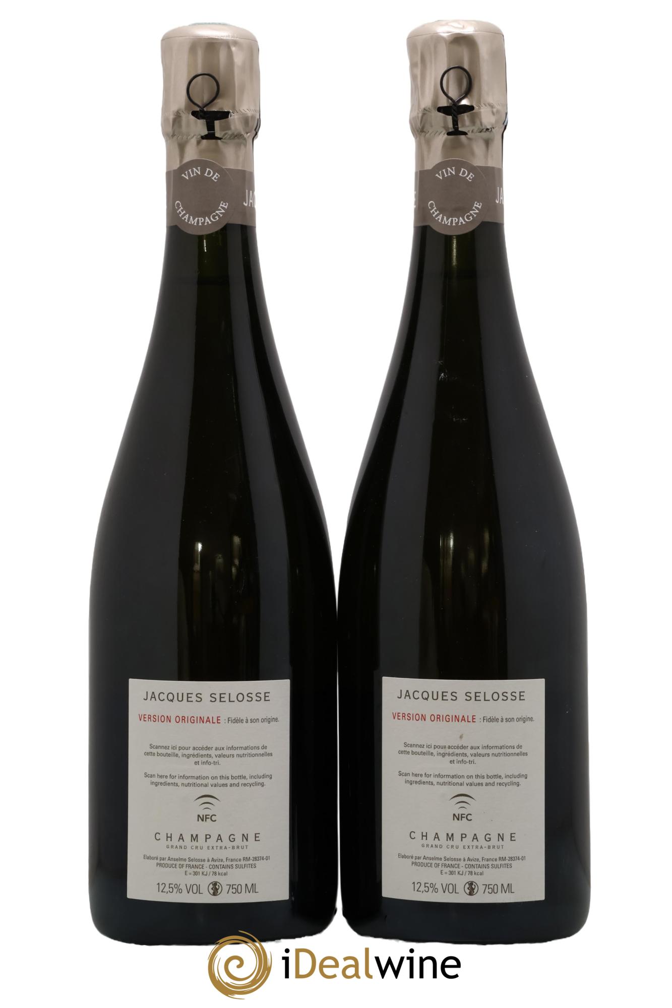 Version Originale Jacques Selosse - Posten von 2 Flaschen - 1