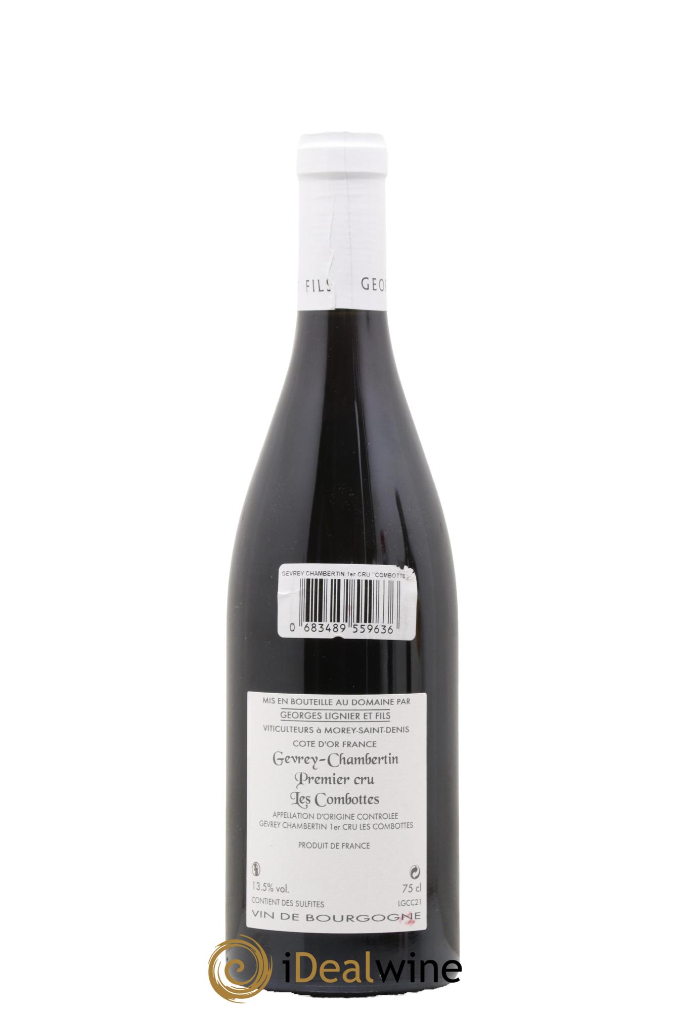 Gevrey-Chambertin 1er Cru Les Combottes Georges Lignier (Domaine) les Combottes Georges Lignier 2021 - Posten von 1 Flasche - 1