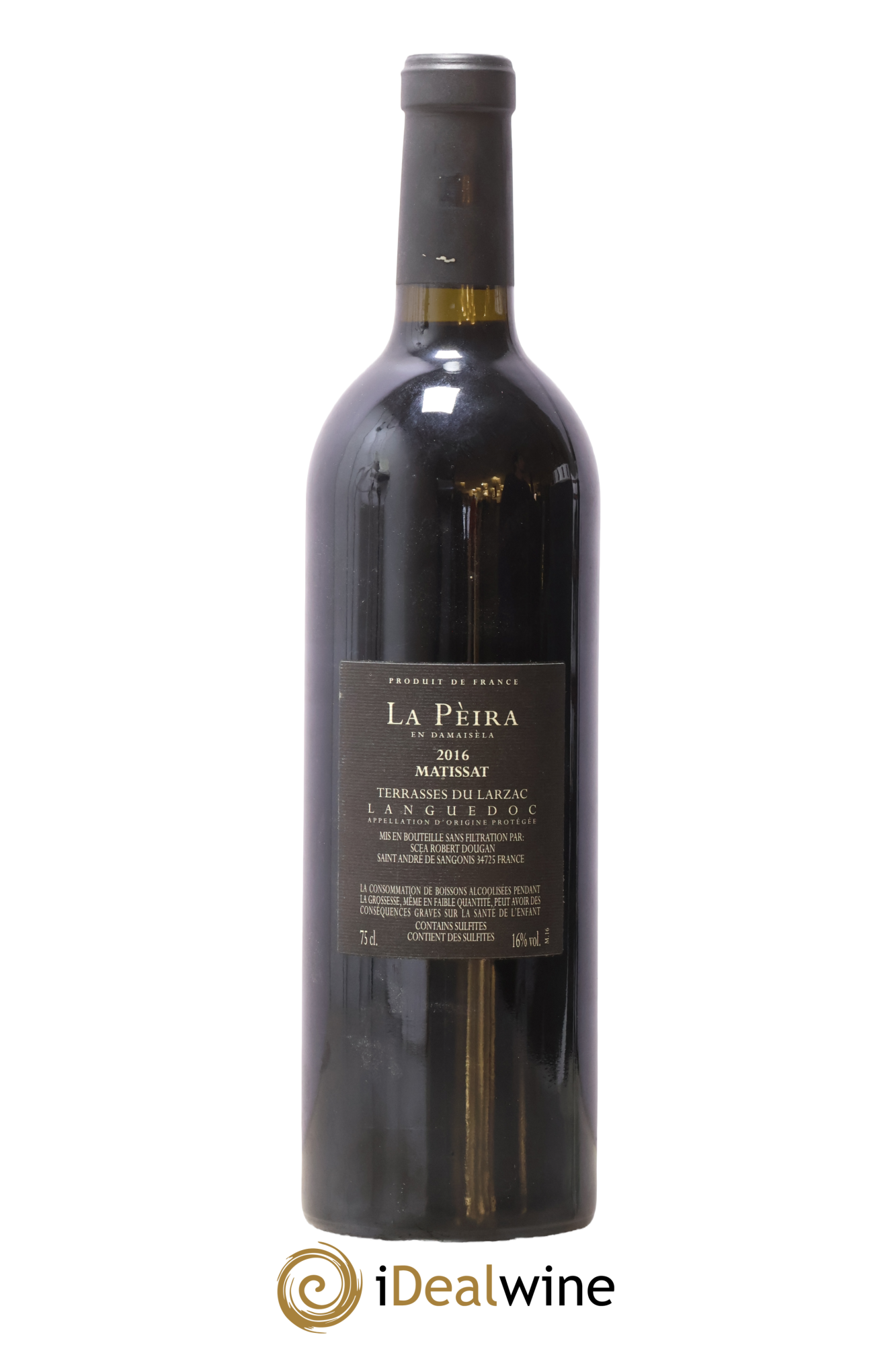 Terrasses du Larzac Domaine de La Pèira en Damaisèla Matissat Karine Ahton et Robert Dougan 2016 - Lot de 1 bouteille - 1