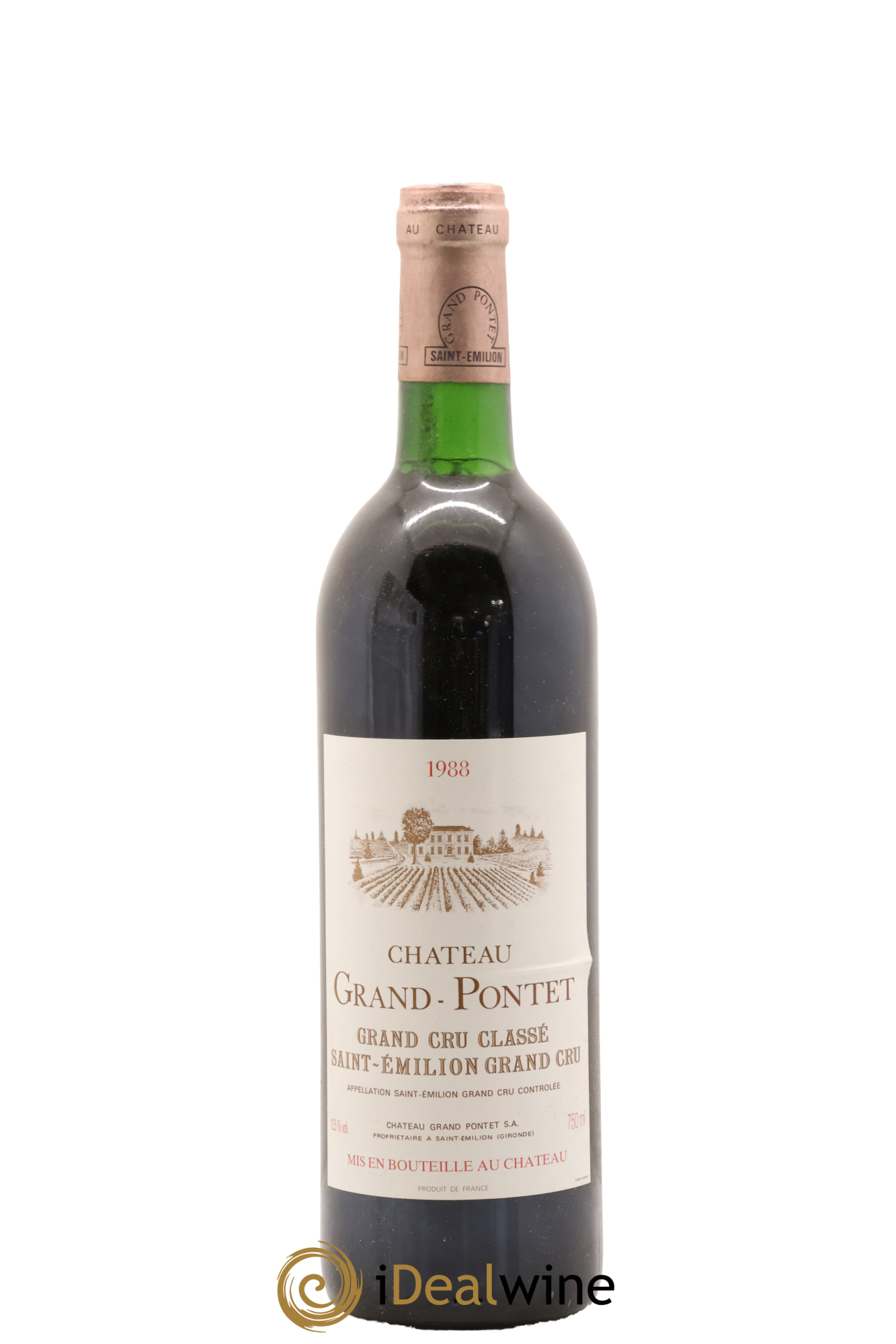 Château Grand Pontet Grand Cru Classé 1988 - Lot of 1 bottle - 0