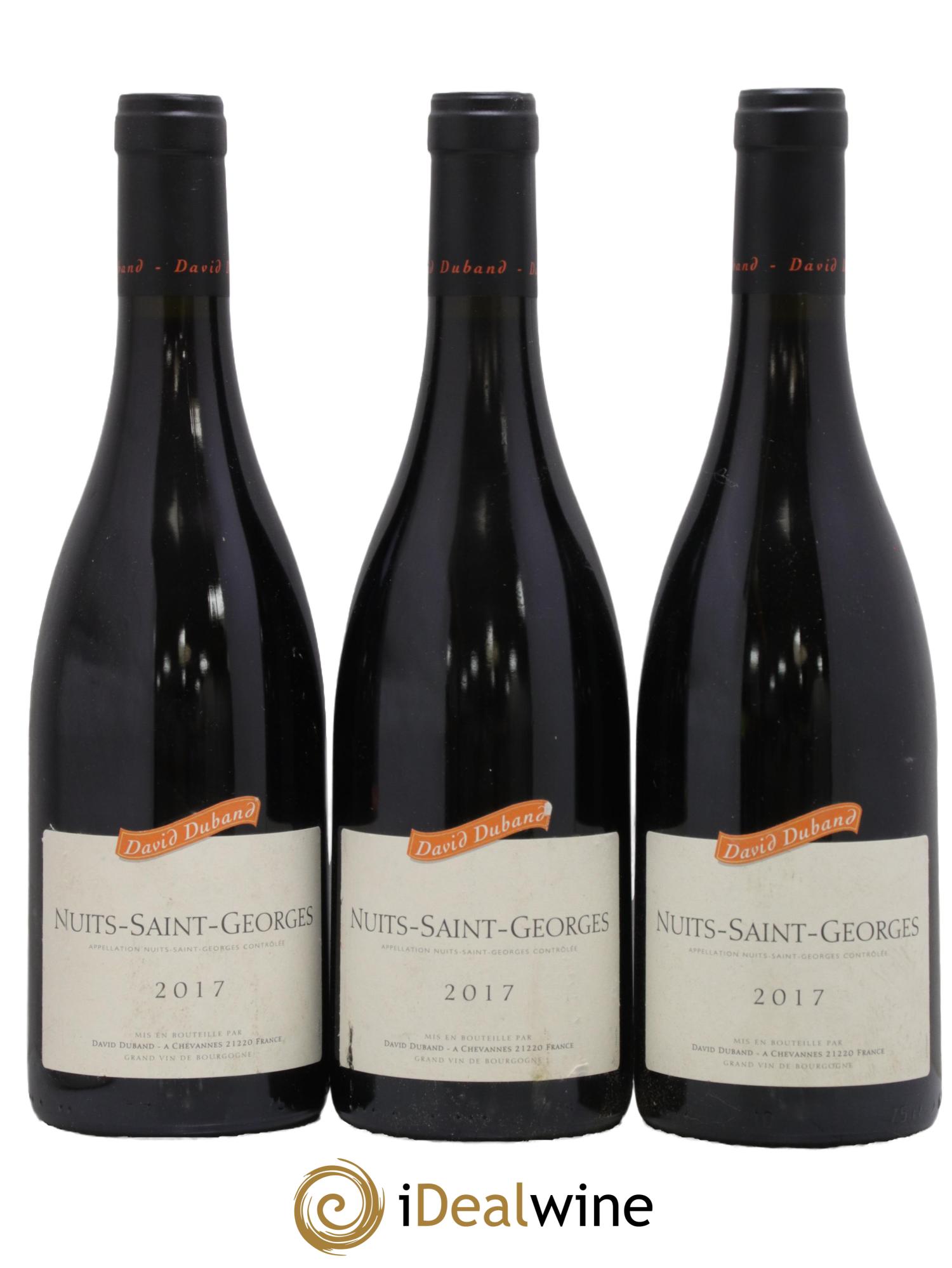 Nuits-Saint-Georges David Duband (Domaine) 2017 - Lotto di 3 bottiglie - 0