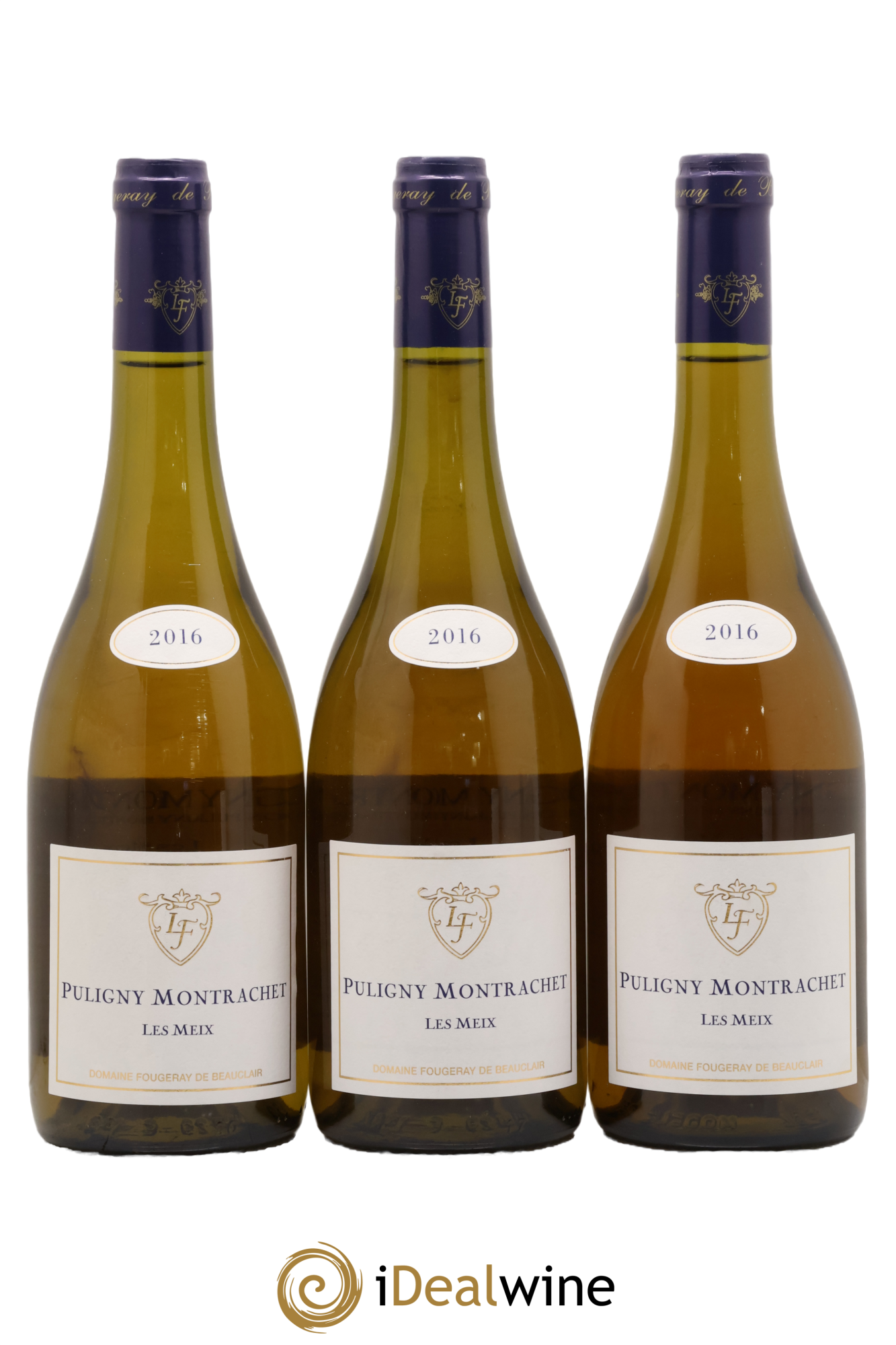 Puligny-Montrachet Les Meix Fougeray de Beauclair 2016 - Lot de 3 bouteilles - 0