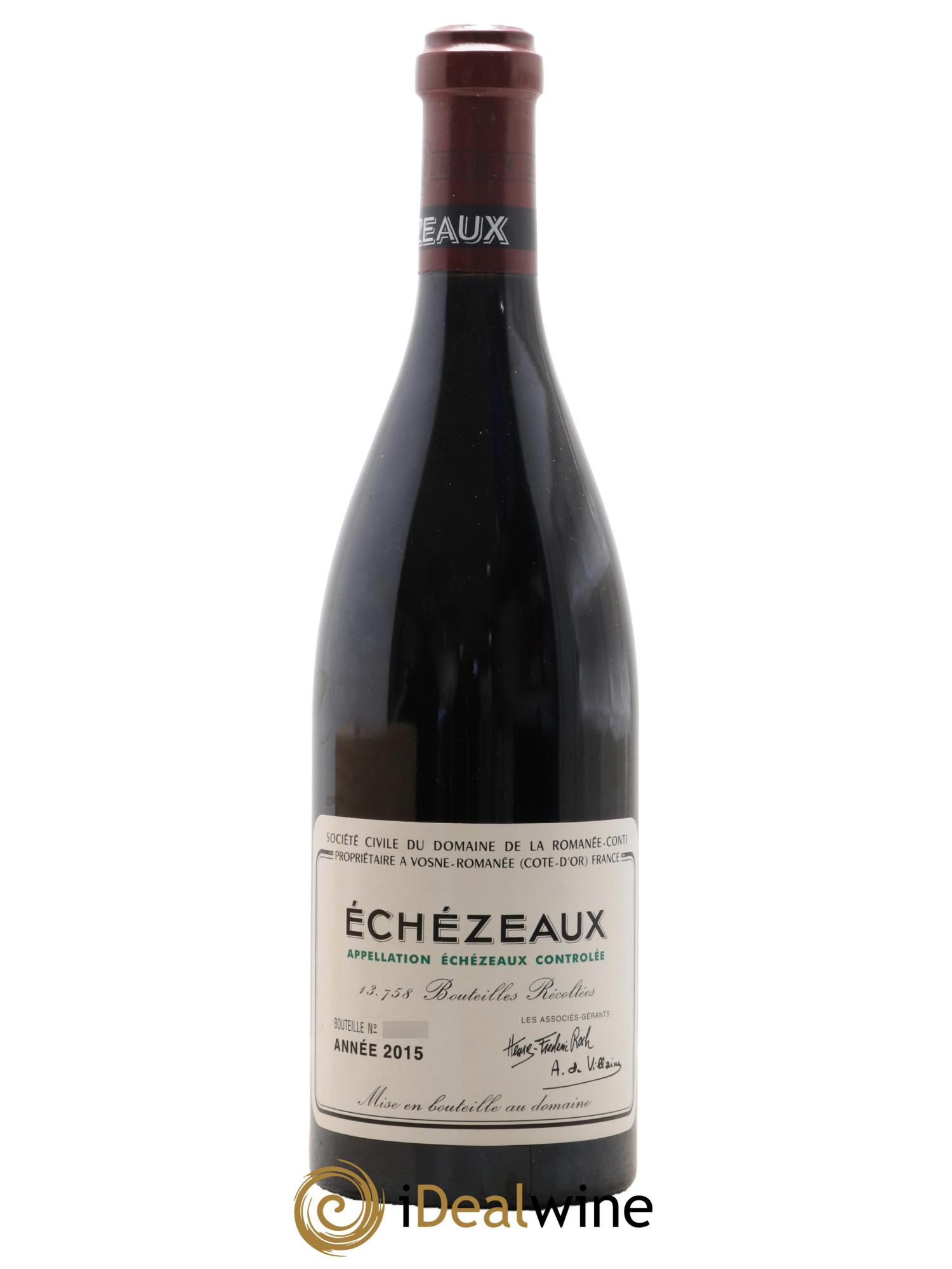 Echezeaux Grand Cru Domaine de la Romanée-Conti 2015 - Lot de 1 bouteille - 1