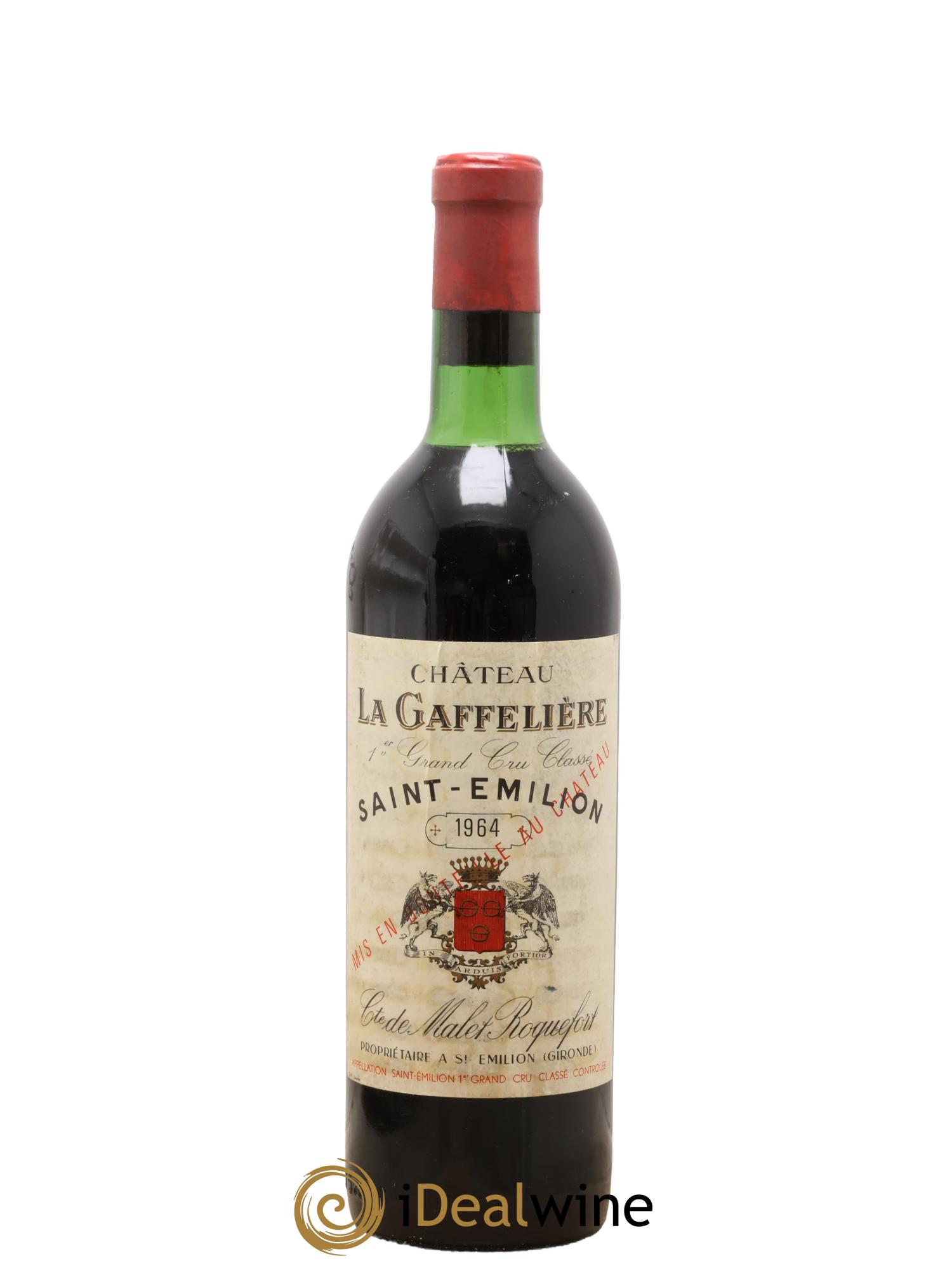 Château la Gaffelière 1er Grand Cru Classé B 1964 - Lot of 1 bottle - 0