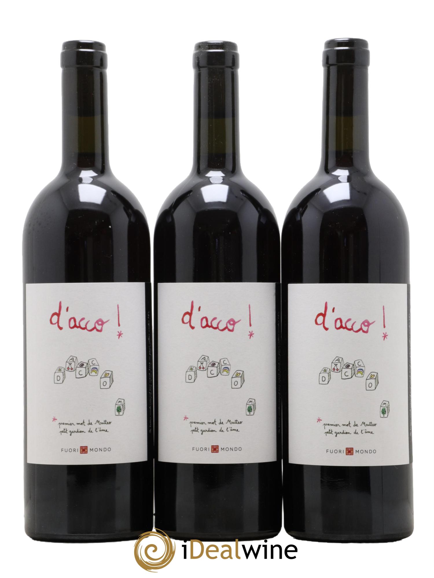 Toscana IGT D'Acco Fuori Mondo 2022 - Lotto di 6 bottiglie - 3