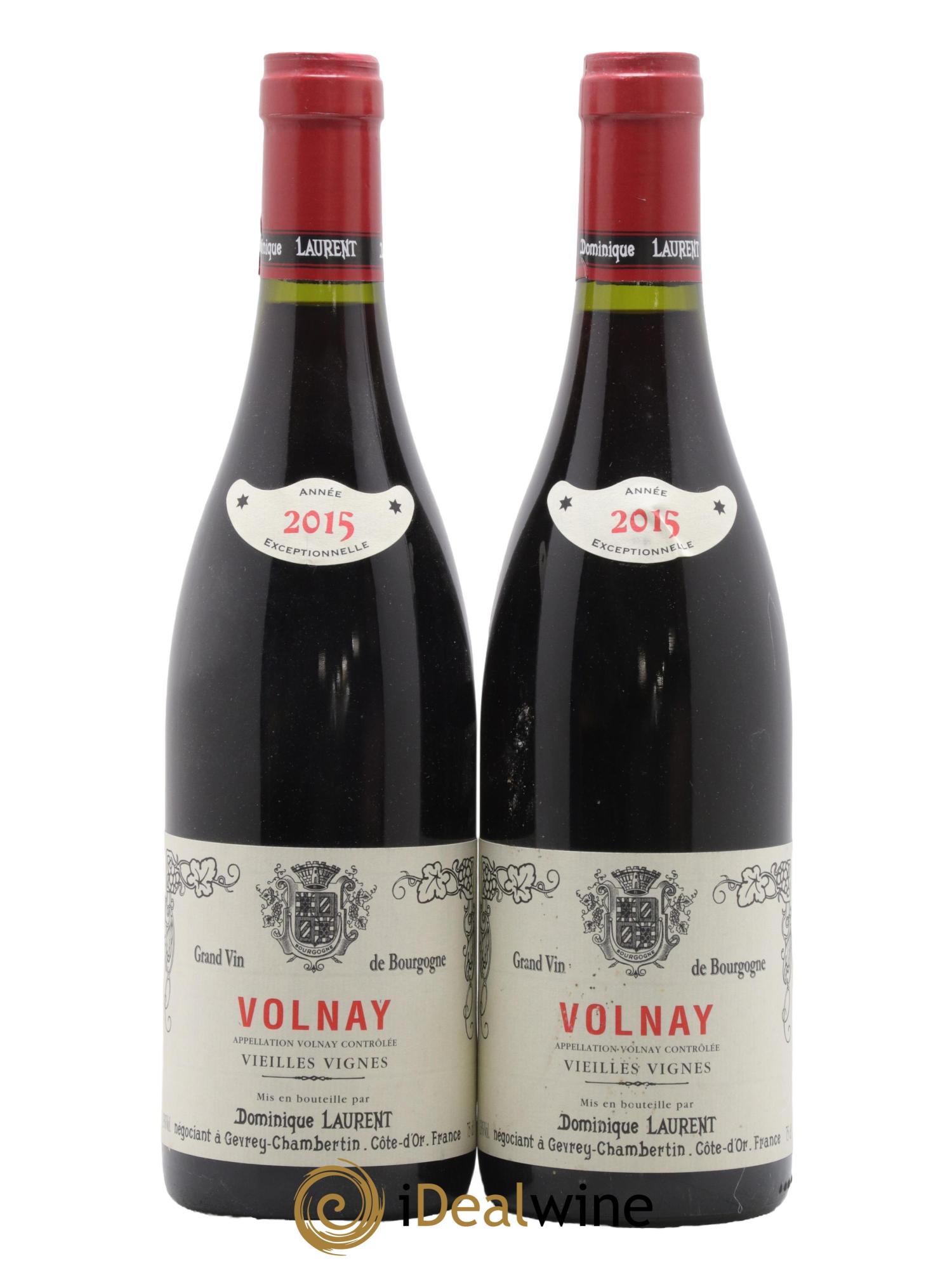 Volnay Vieilles Vignes Dominique Laurent 2015 - Lot de 2 bouteilles - 0