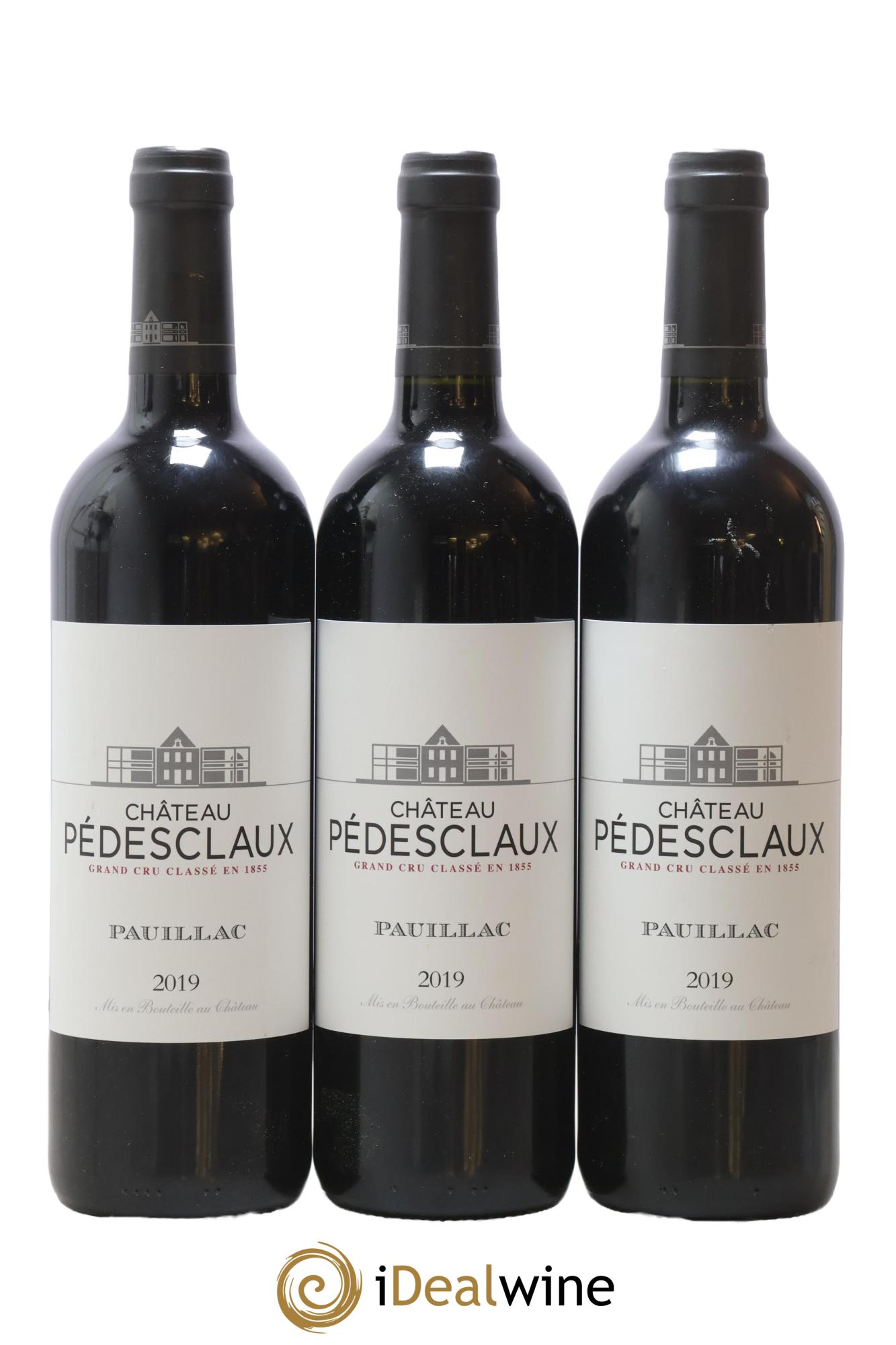 Château Pedesclaux 5ème Grand Cru Classé 2019 - Lot de 3 bouteilles - 0