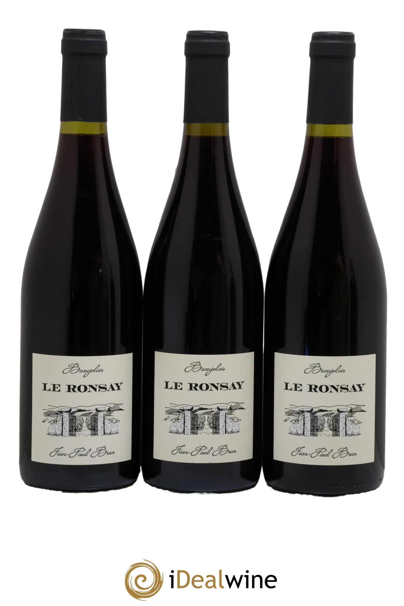 Beaujolais Jp Brun Le Ronsay 2023 - Posten von 3 Flaschen - 0