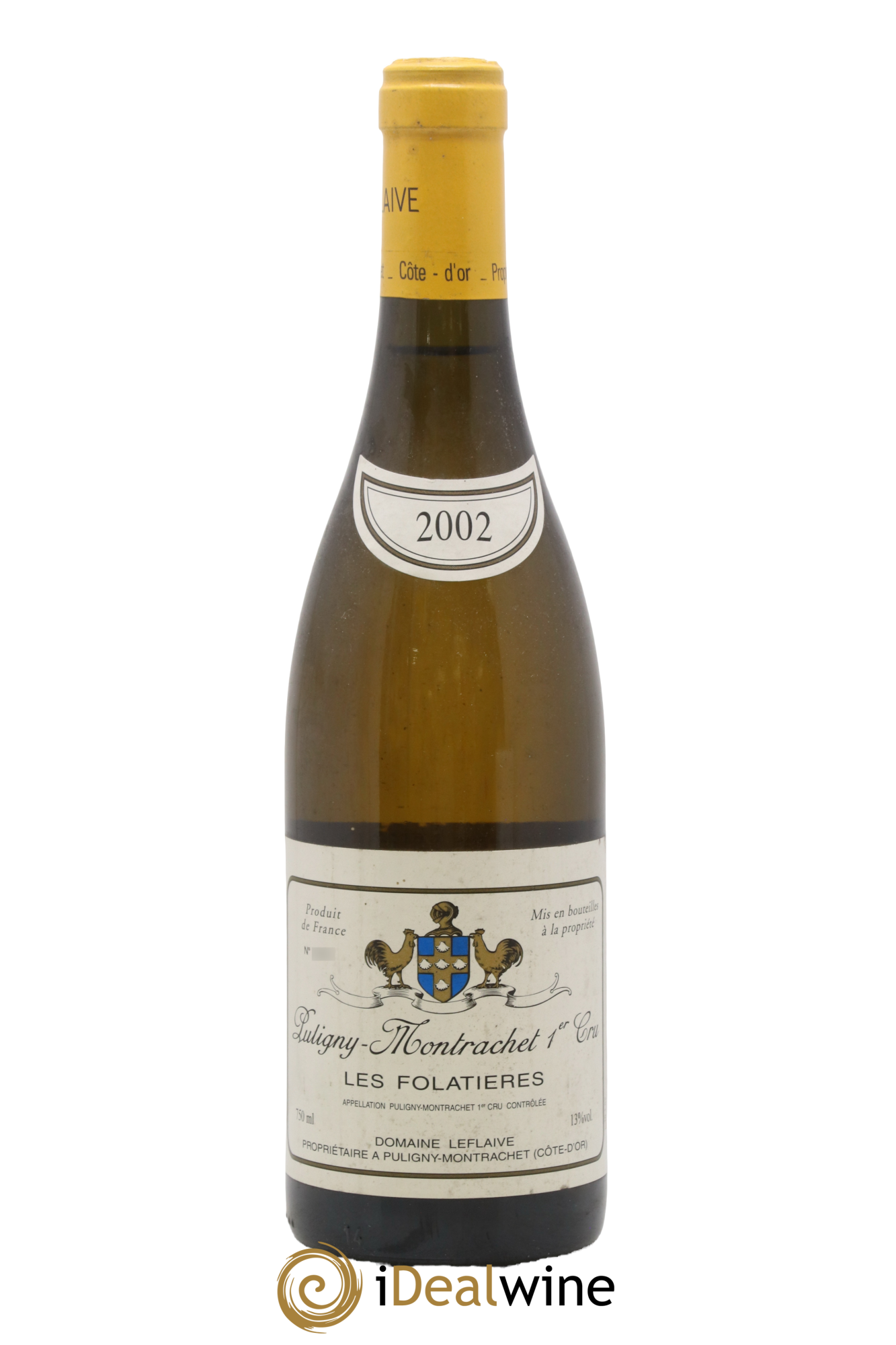 Puligny-Montrachet 1er Cru Les Folatières Leflaive (Domaine) 2002 - Lot de 1 bouteille - 0
