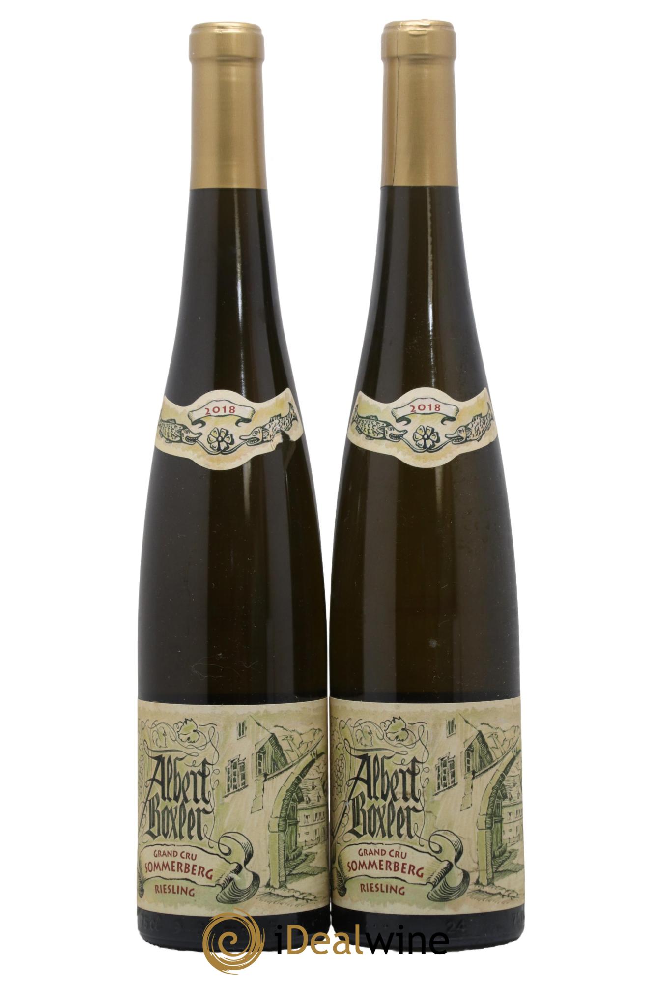 Alsace Riesling Grand Cru Sommerberg Albert Boxler 2018 - Lot de 2 bouteilles - 0