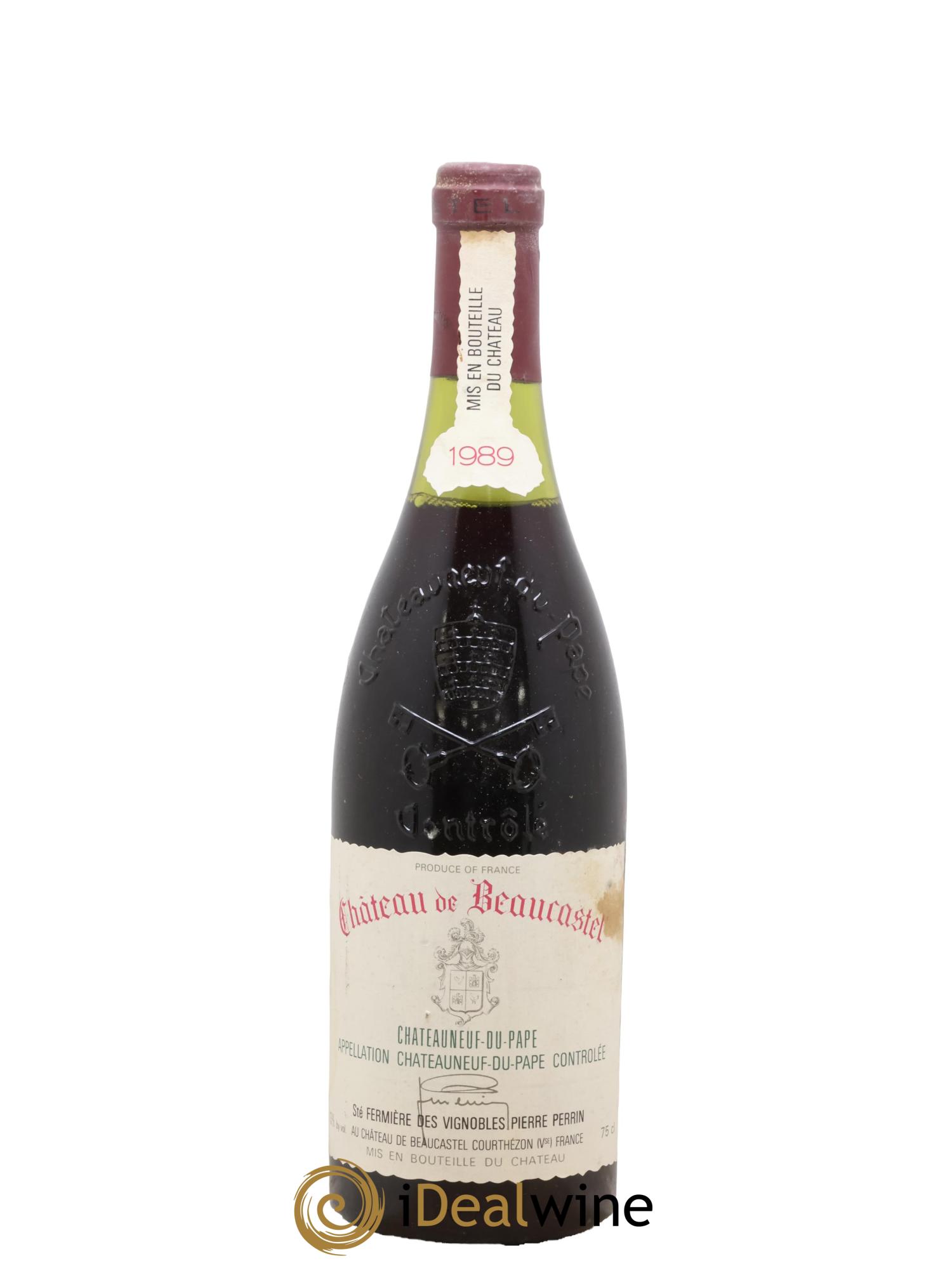 Châteauneuf-du-Pape Château de Beaucastel Famille Perrin 1989 - Lotto di 1 bottiglia - 0