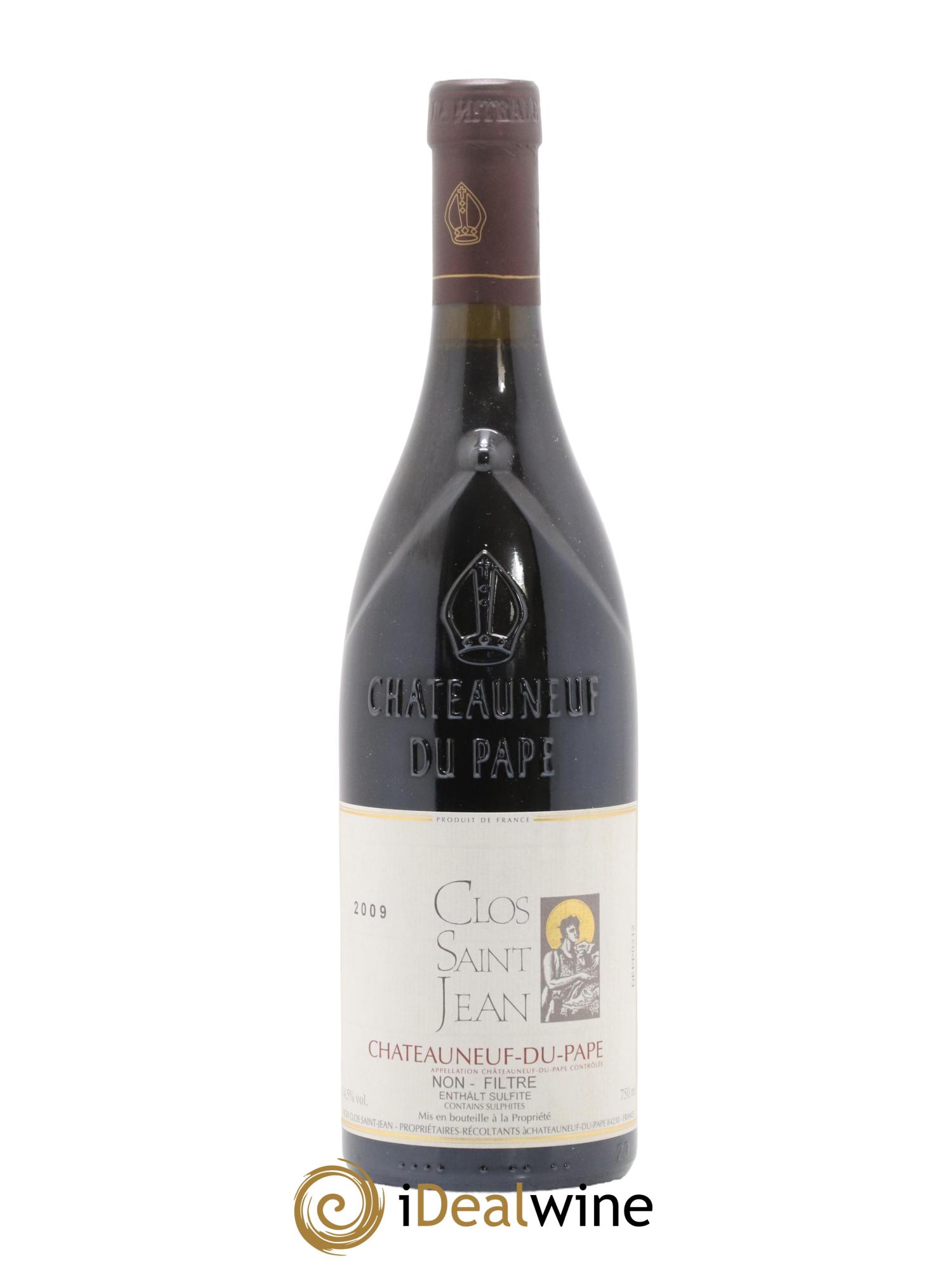 Châteauneuf-du-Pape Clos Saint-Jean Pascal et Vincent Maurel 2009 - Lot de 1 bouteille - 0