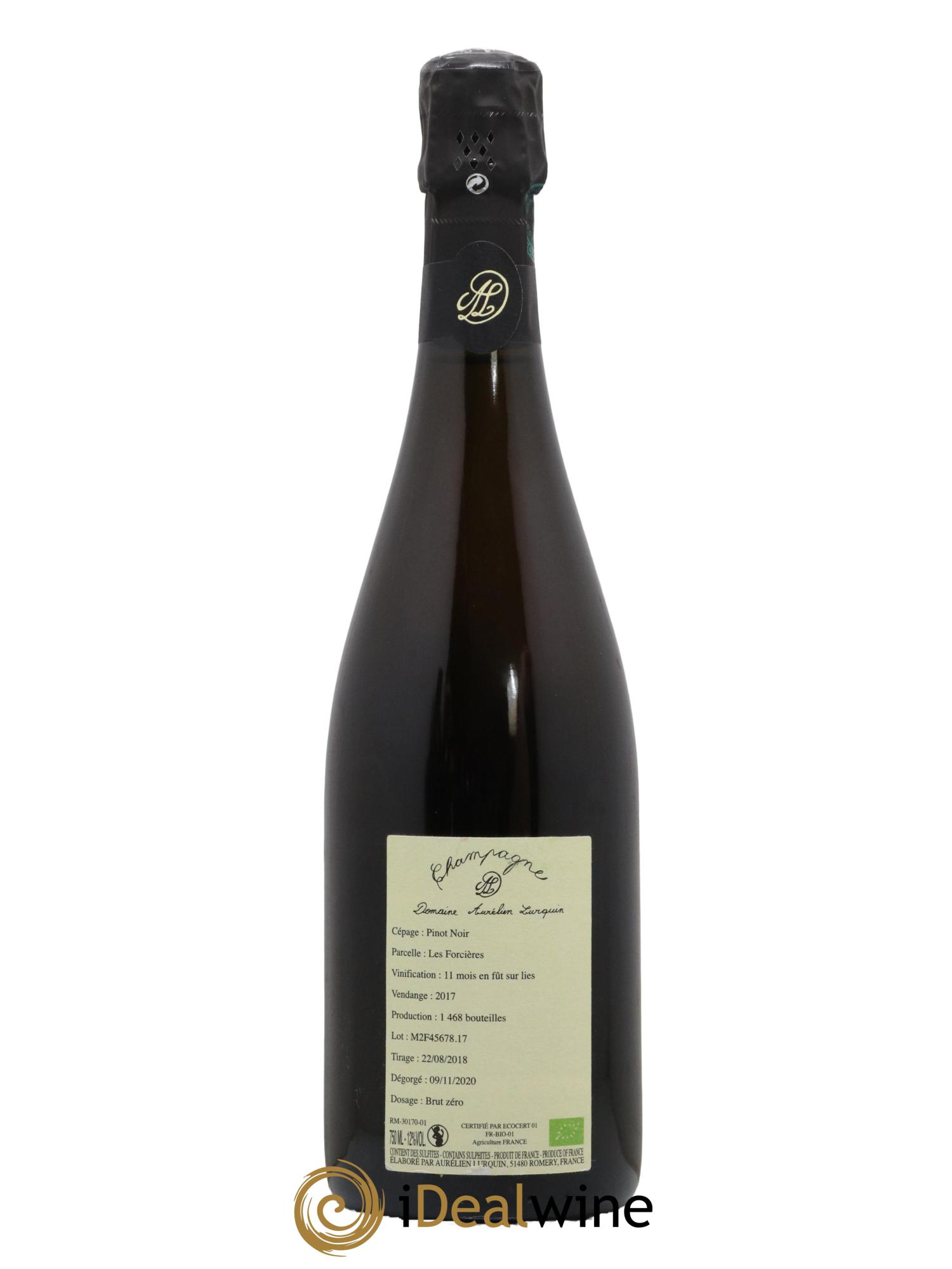 Pinot Noir Les Forcières Aurélien Lurquin 2017 - Lot de 1 bouteille - 1