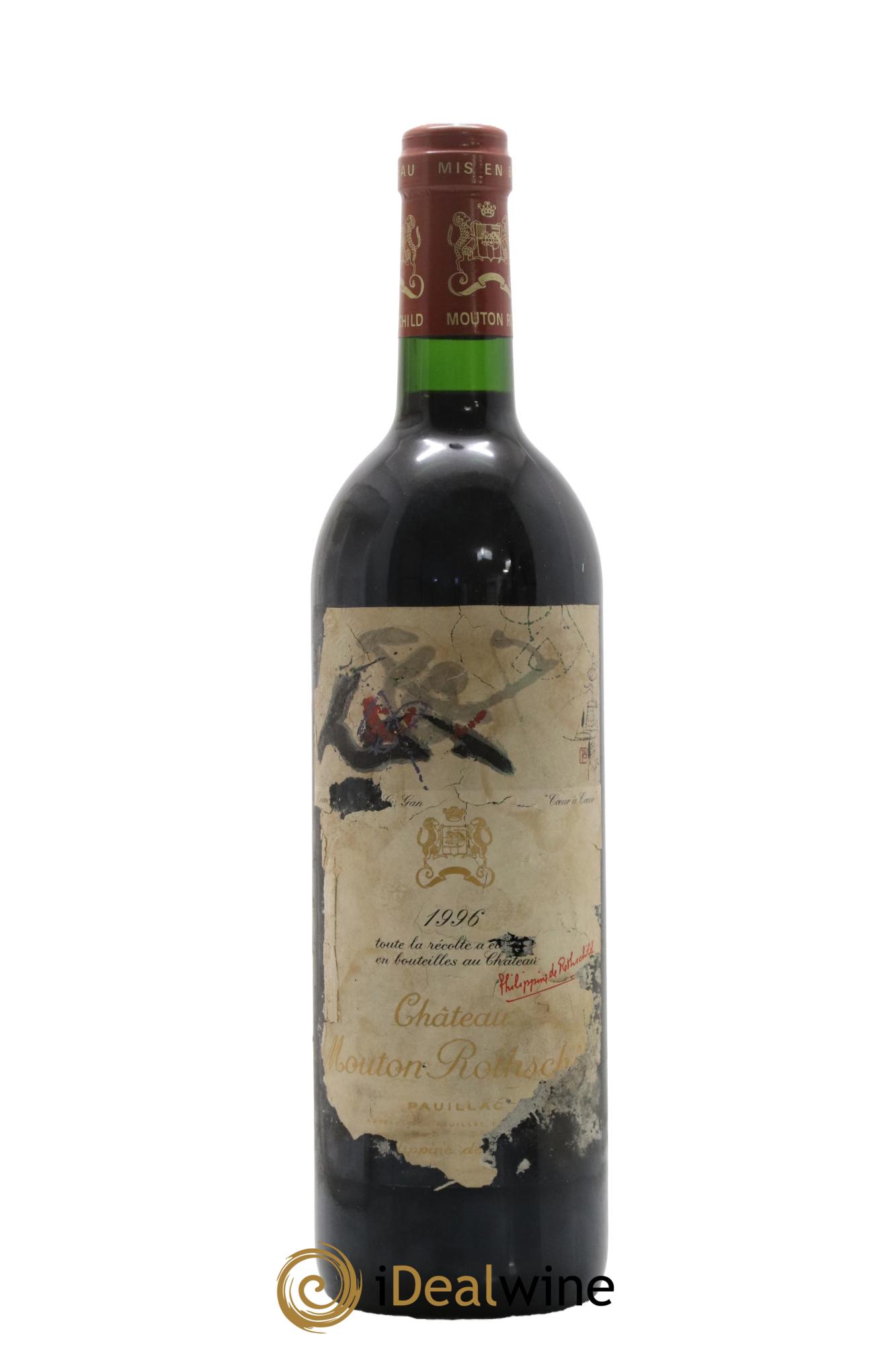 Château Mouton Rothschild 1er Grand Cru Classé 1996 - Lot of 1 bottle - 0