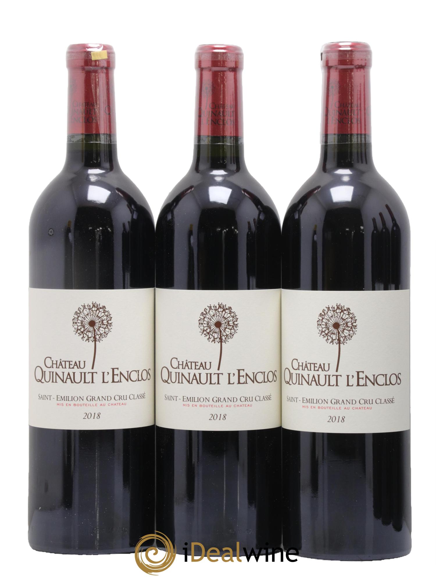 Château Quinault L'Enclos 2018 - Lot of 6 bottles - 1