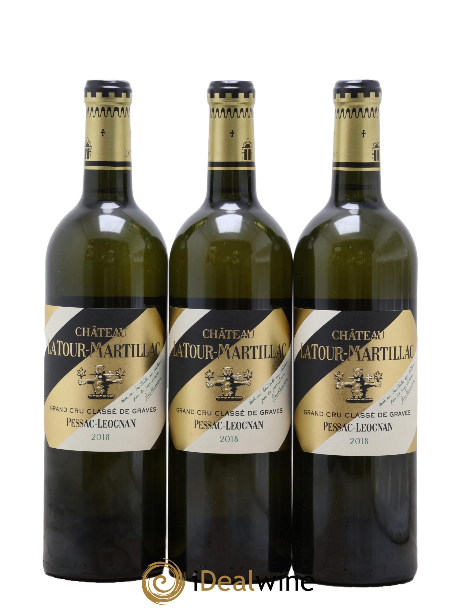 Château Latour-Martillac Cru Classé de Graves 2018 - Lot of 3 bottles - 0